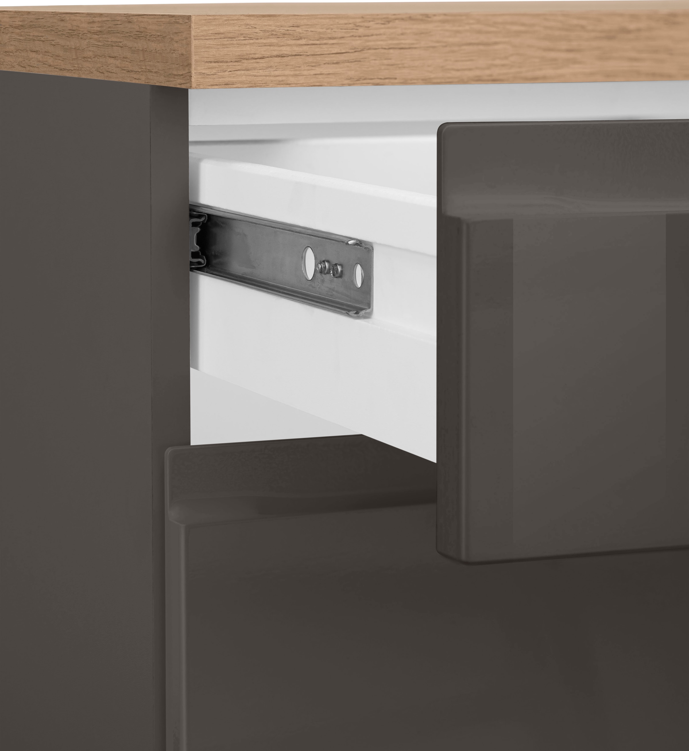 KOCHSTATION Küchenzeile »KS-Virginia« Breite 330 cm, mit E-Geräten