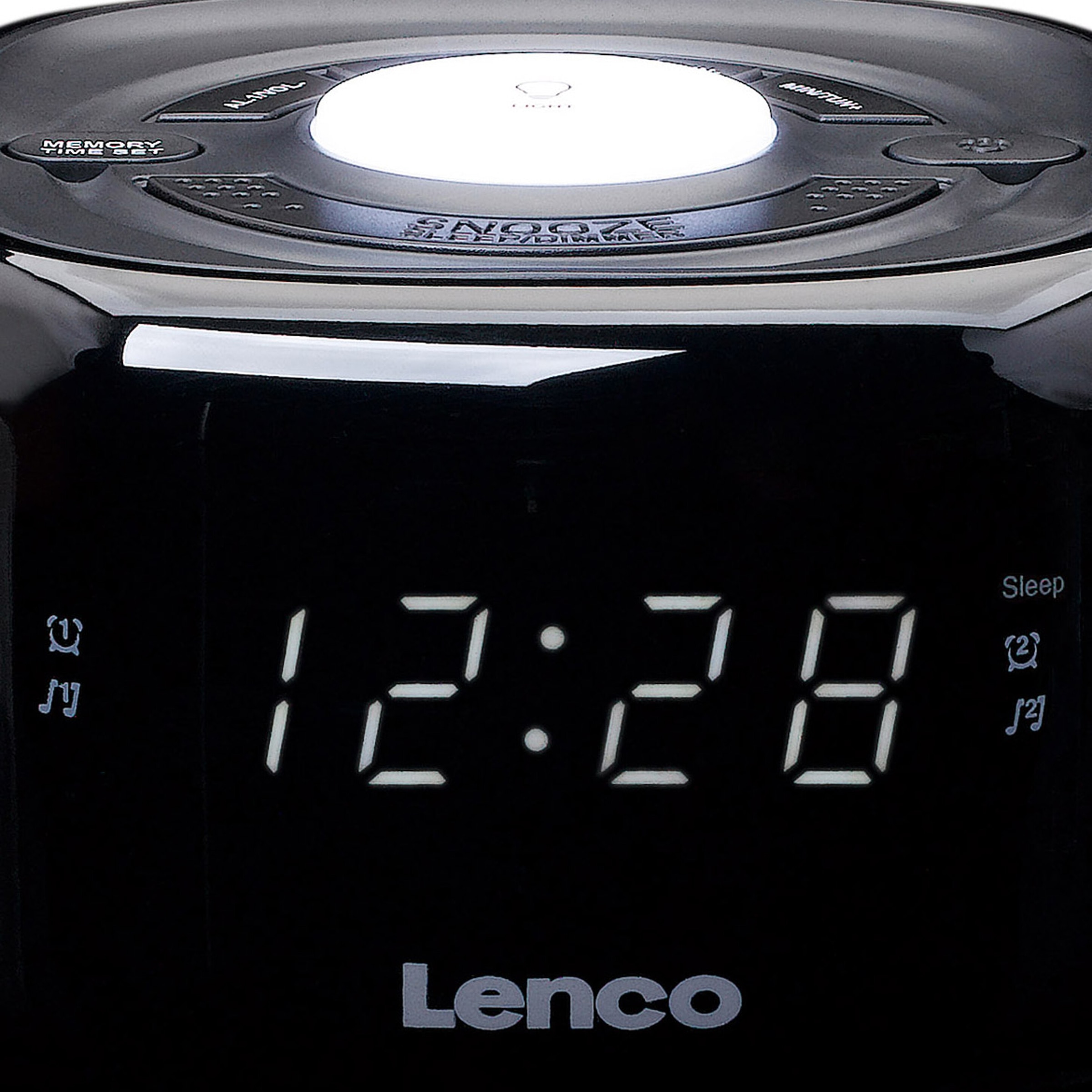 Lenco Uhrenradio »CR-12BK«