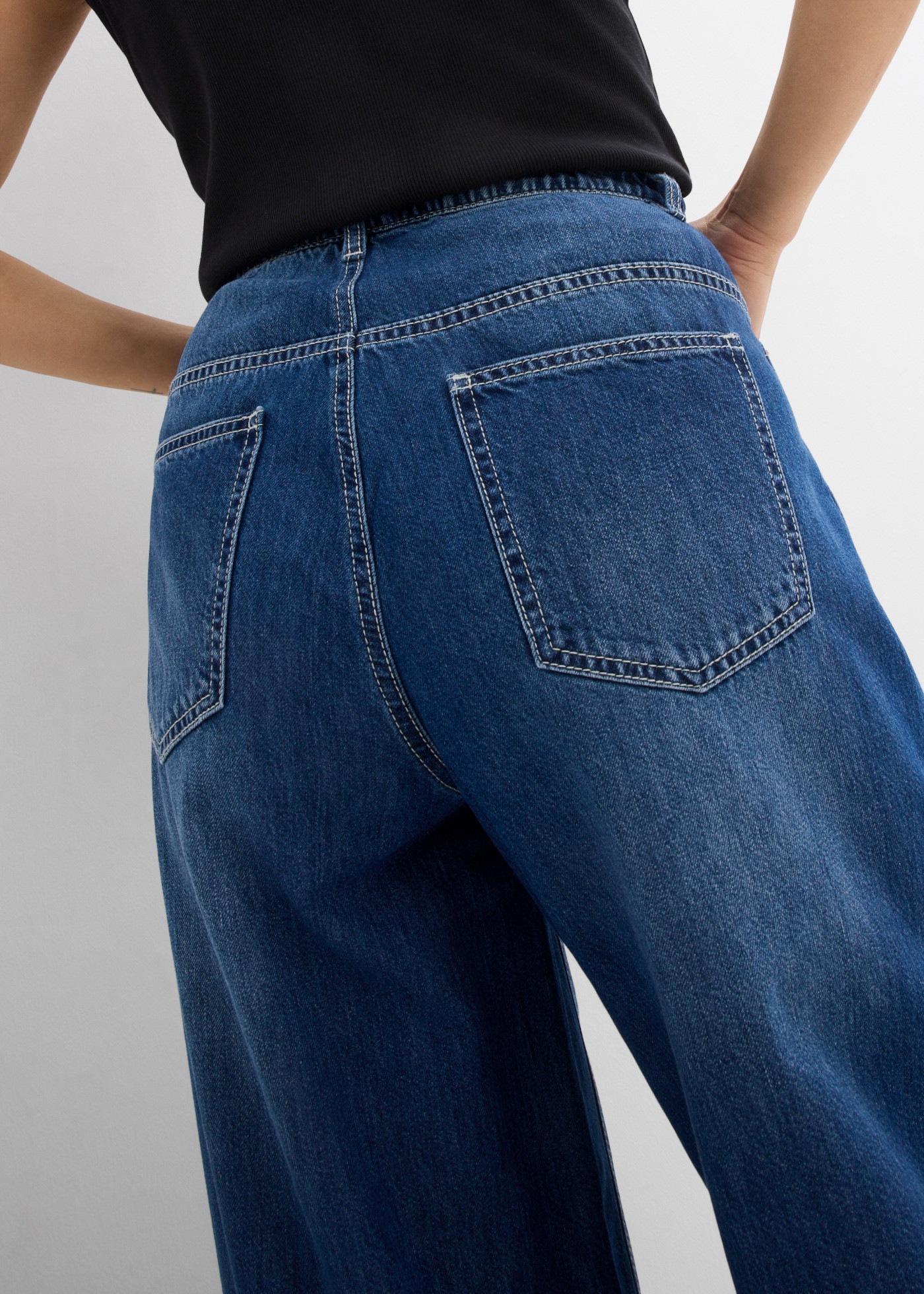 bonprix Loose-fit-Jeans lockere Passform, superweiches, federleichtes Denim
