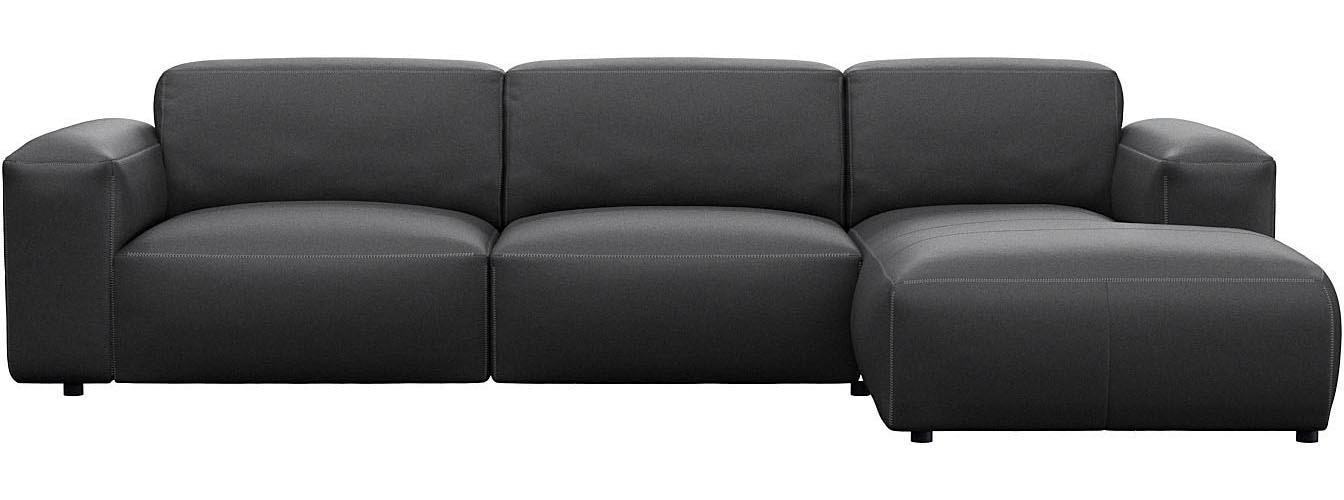 FLEXLUX Ecksofa »Lucera bequem und komfortabel durch hochwertigen Sitzaufbau, L.Form«, modern...