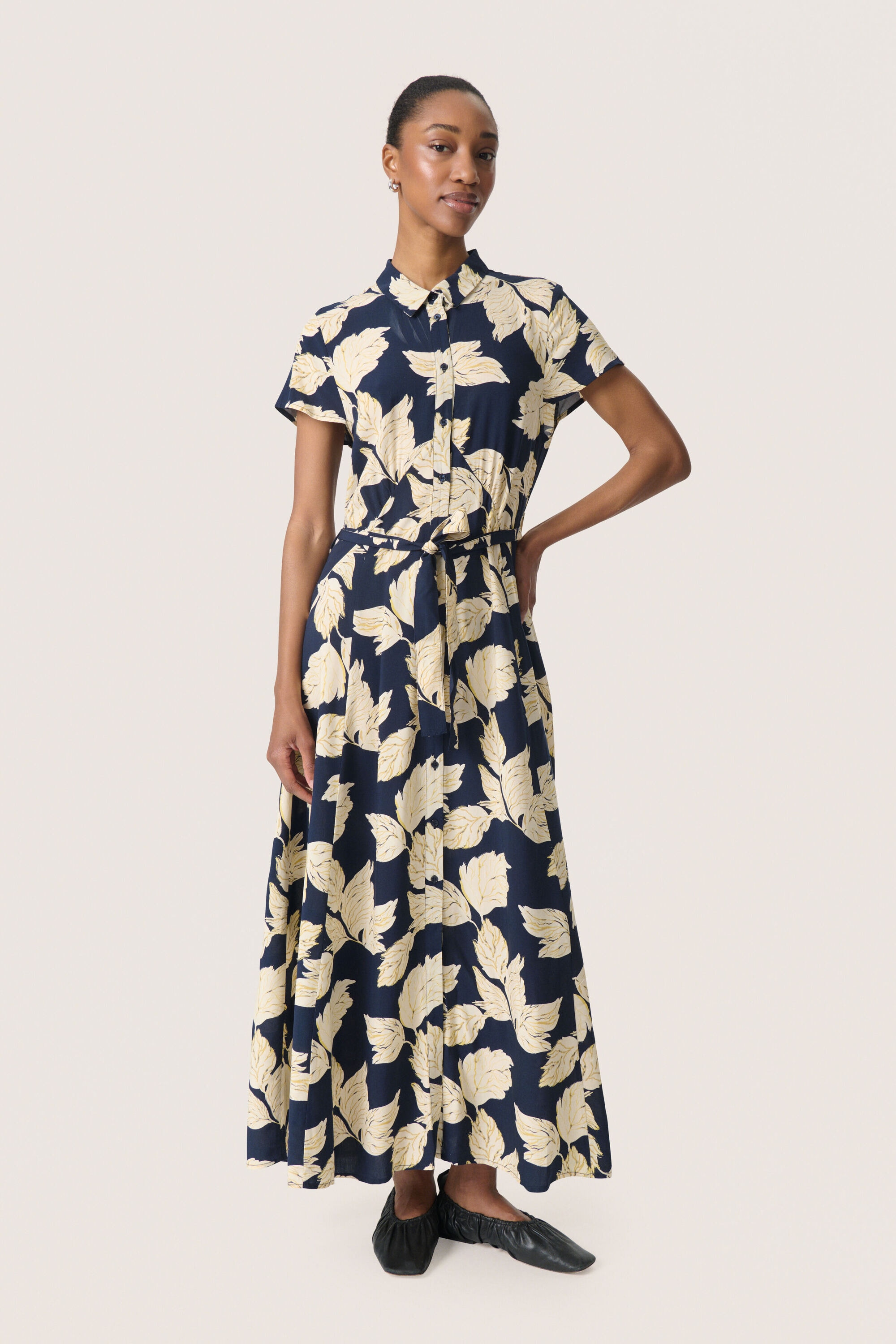 SOAKED IN LUXURY Midikleid »Damen Kleid SLNaya«