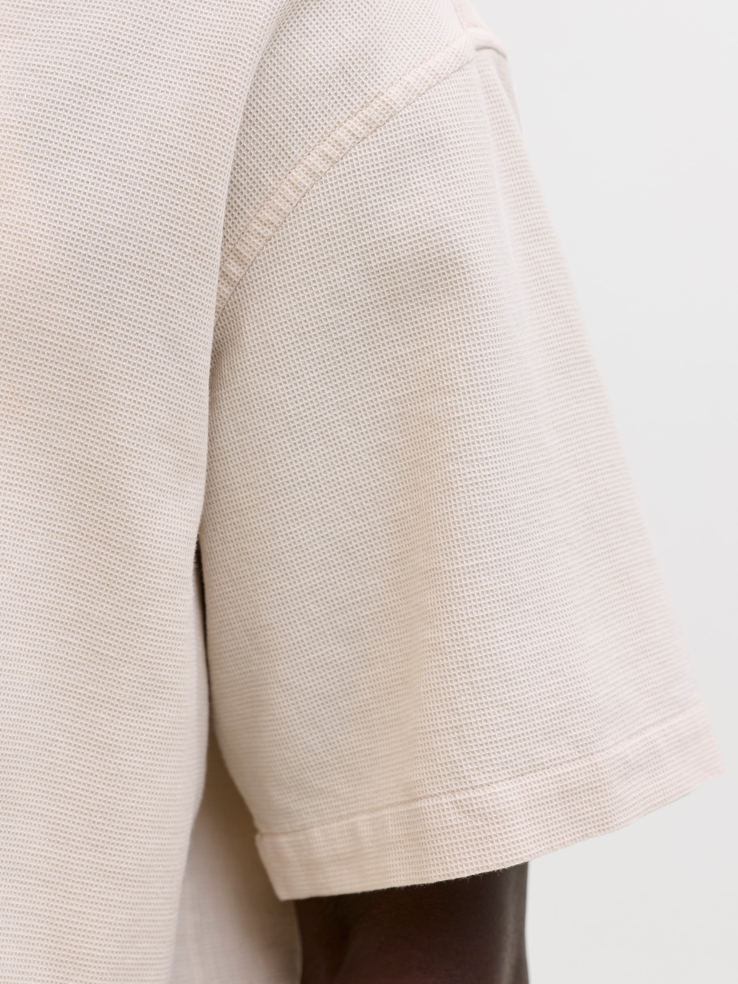 Jack & Jones PlusSize Kurzarmhemd »JJGLOBAL WAFFLE RESORT SHIRT SS PLS« mit Knopfleiste