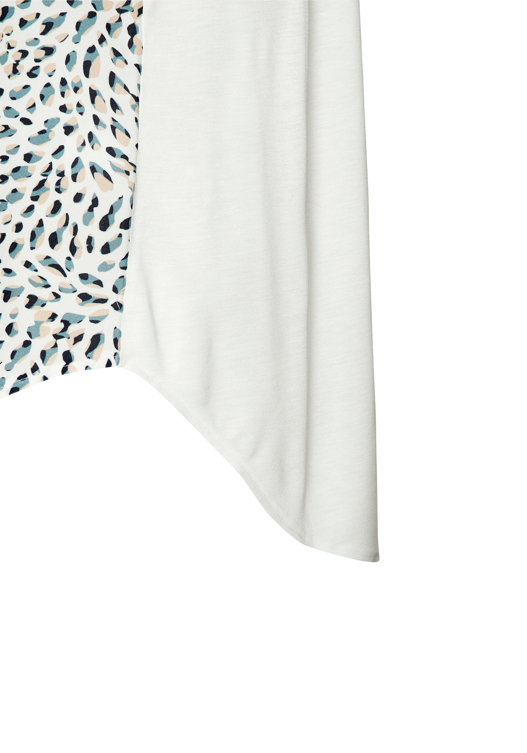 Beachtime Longshirt aus Materialmix
