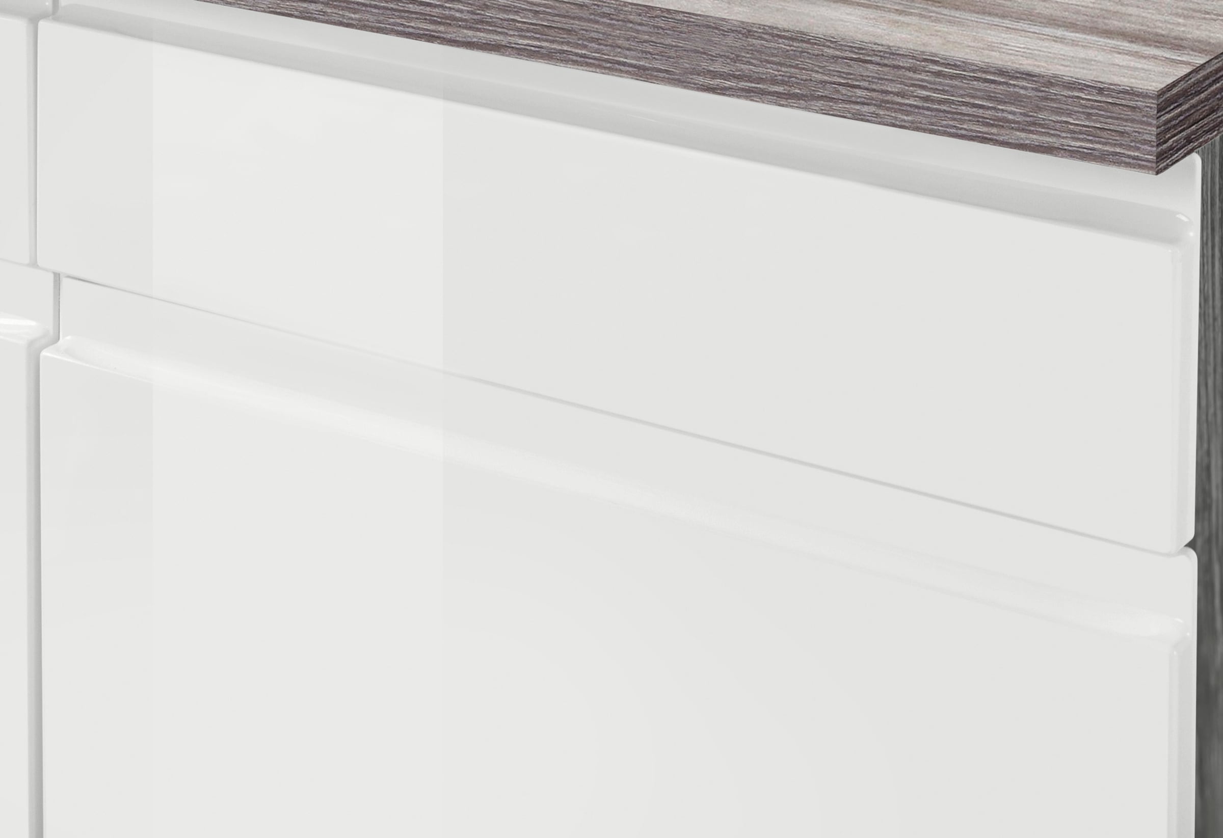 KOCHSTATION Küchenzeile »KS-Virginia« Breite 390 cm, ohne E-Geräte