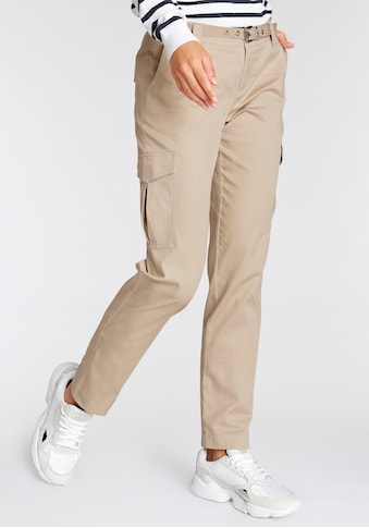 AJC Chinohose, mit trendigen Taschen am Bein inkl. Gürtel kaufen