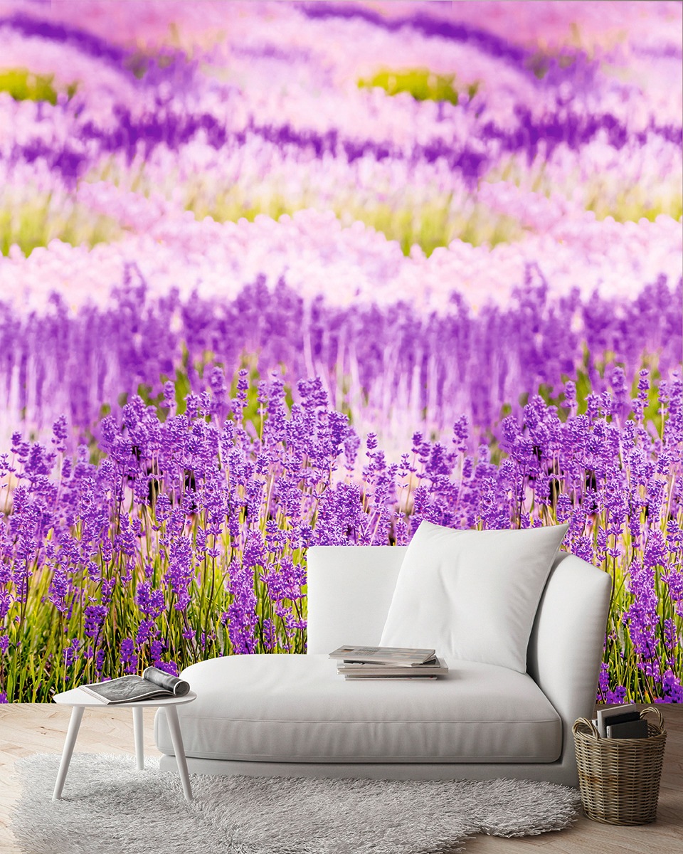Andiamo Vliestapete »Lavendelblüten«, 1 Rolle á 3 Bahnen 159 cm x 280 cm