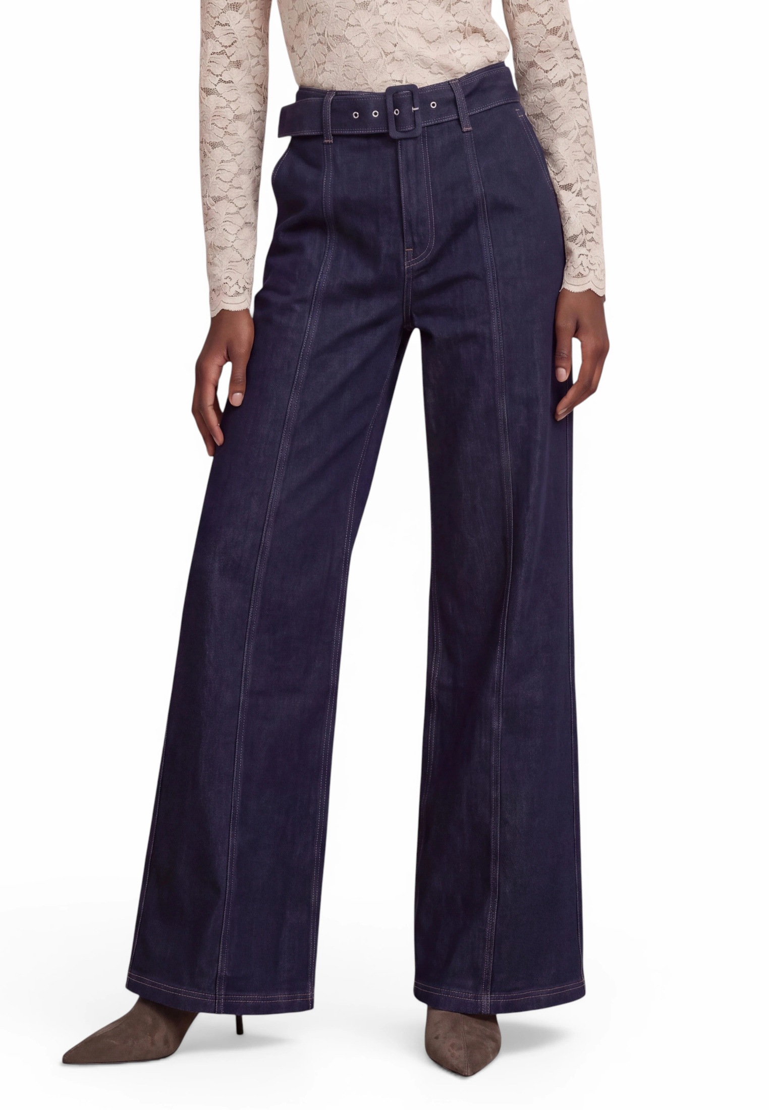 Zero Culotte »High Waisted-Jeans mit Gürtel«