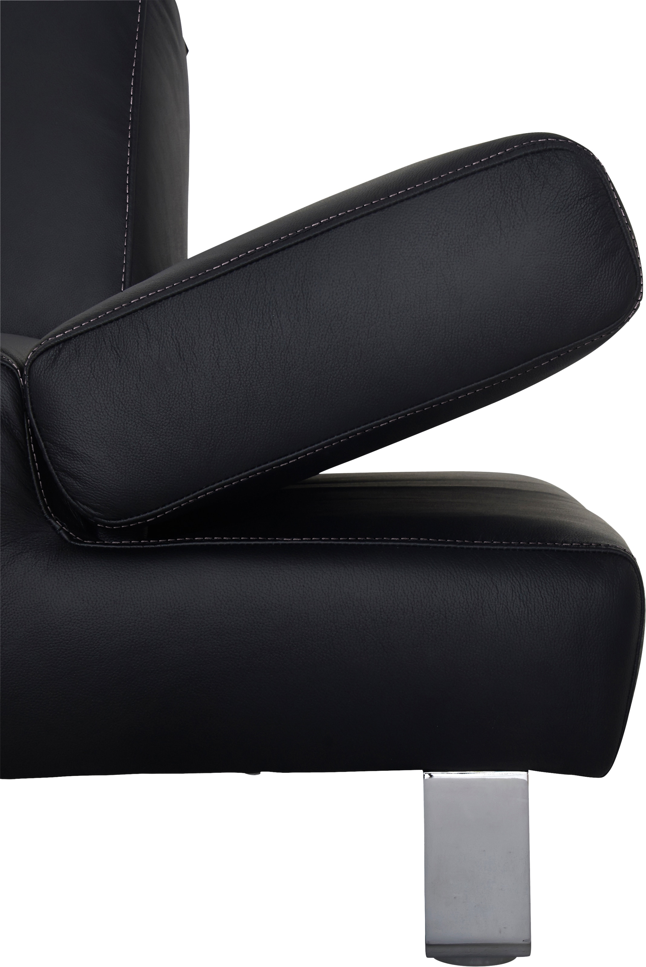 W.SCHILLIG 2-Sitzer »taboo Designsofa mit hohem Sitzkomfort«, mit Übertiefe, inklusive Armlehnenverstellung, mit Kontrastnaht