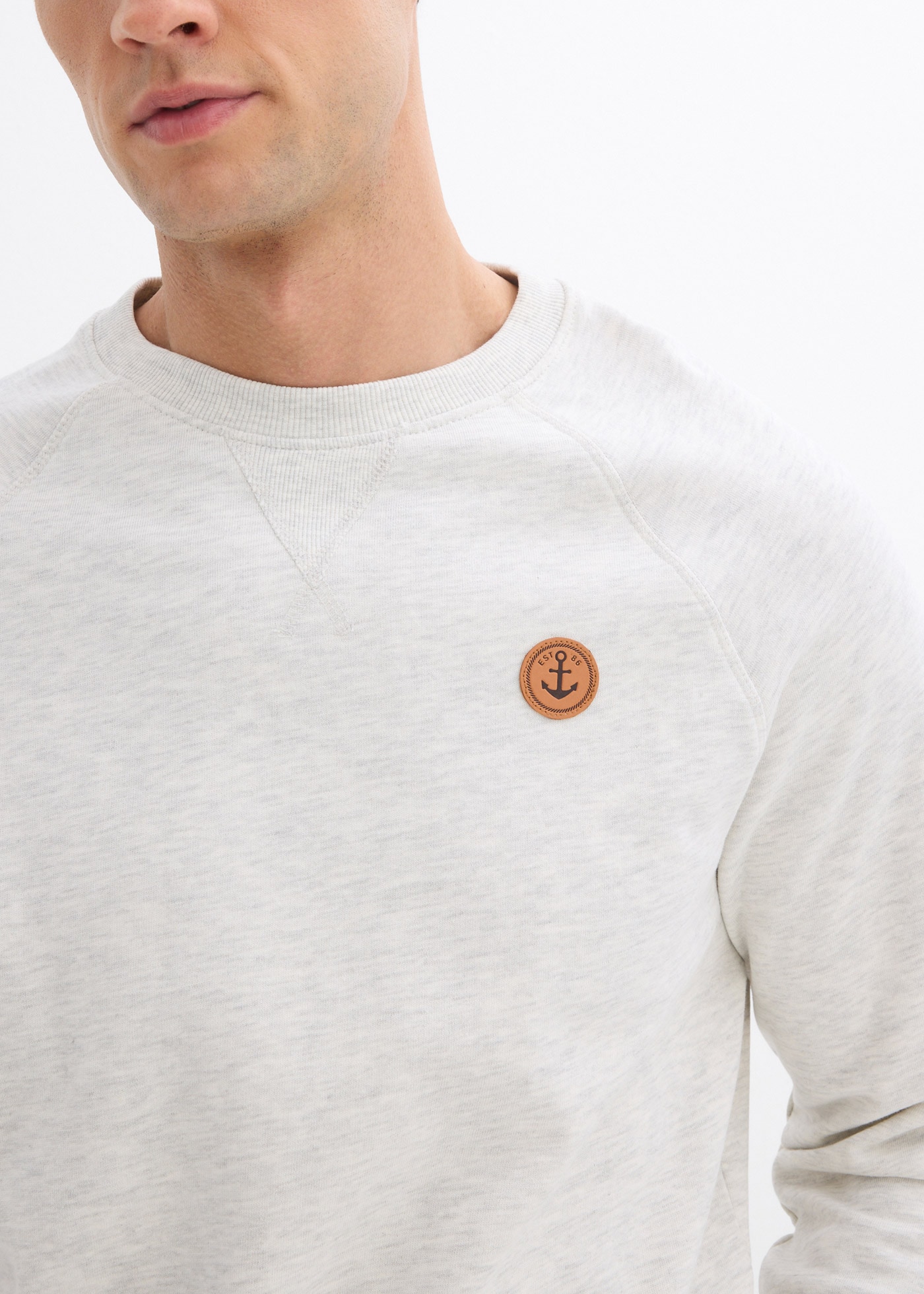 bonprix Sweatshirt, 2 Stk. (2er Pack), mit Rundhals
