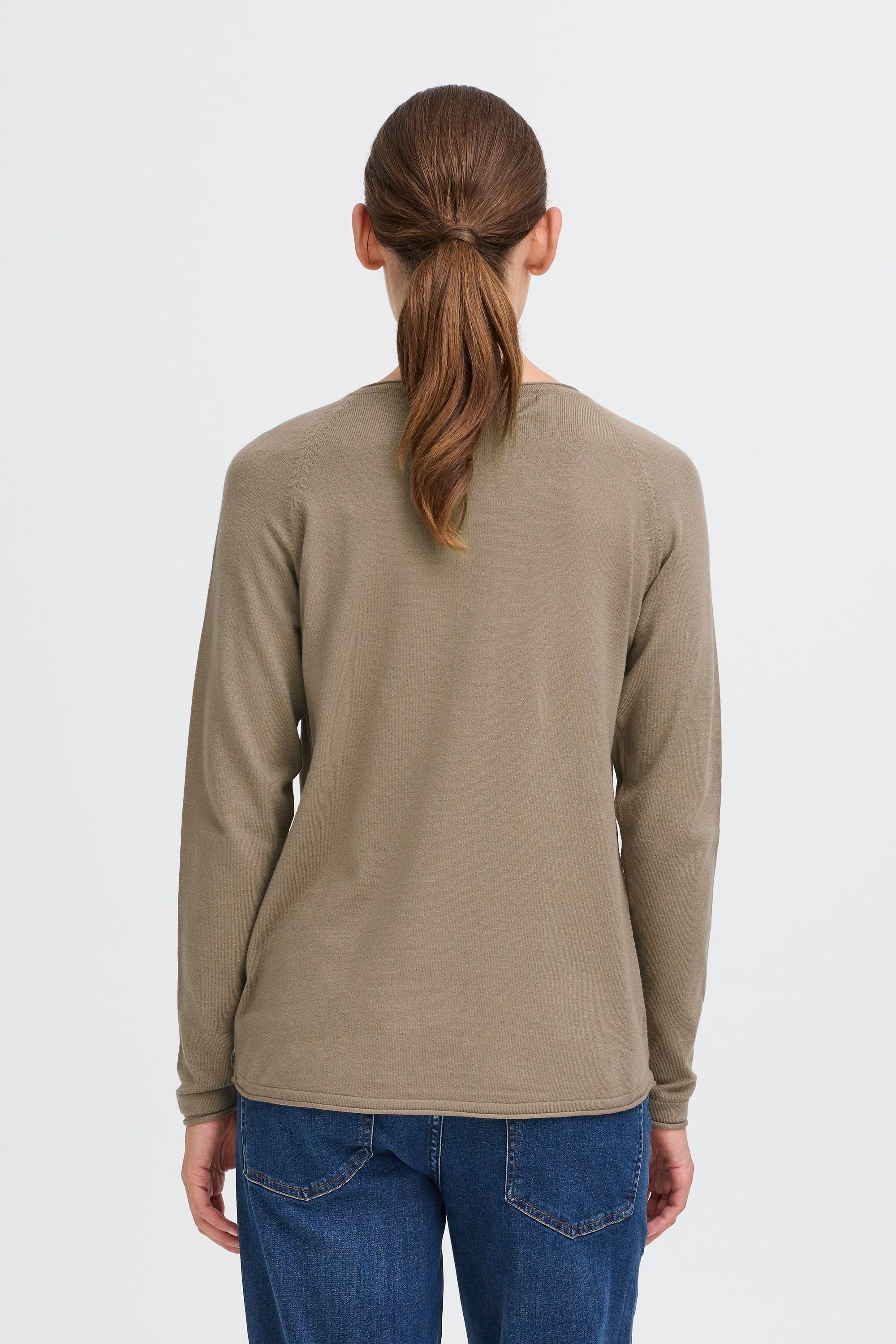 OXMO Strickfleece-Pullover »Strickpullover OXFKEANA«