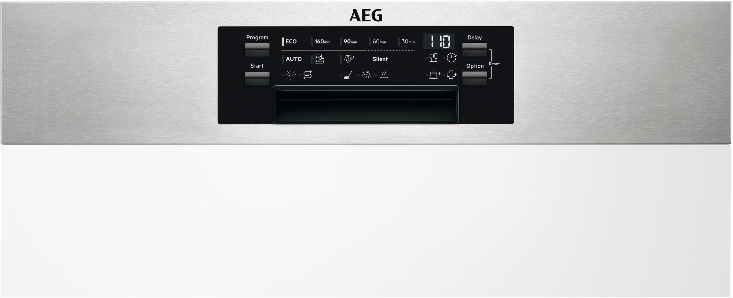 AEG teilintegrierbarer Geschirrspüler 7000 »FEE7676APM«, 14 Maßgedecke, AEG Geschirrspüler der Serie 7000 mit GlassCare