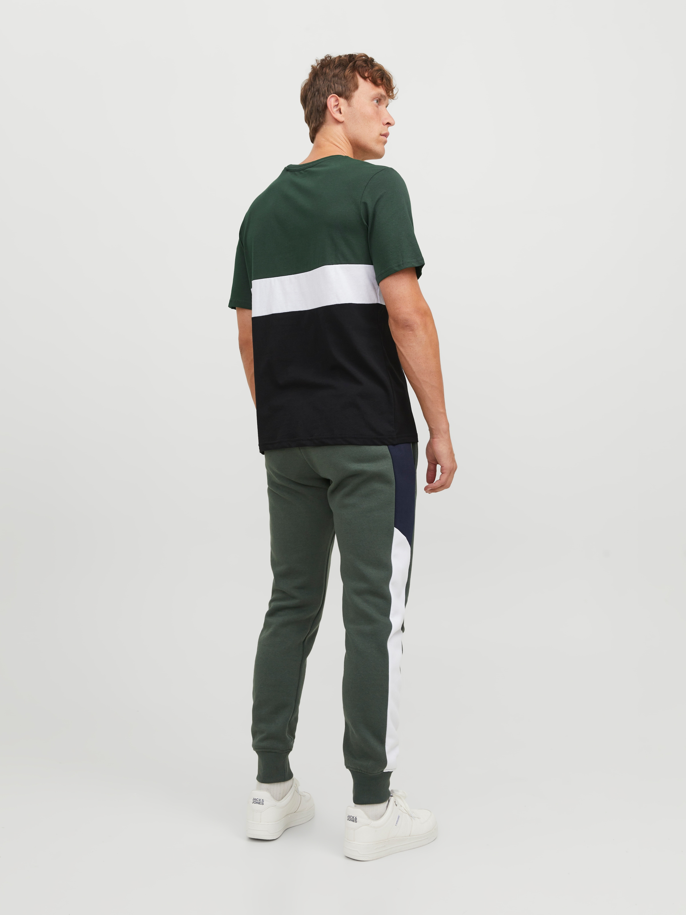Jack & Jones Rundhalsshirt »JJEREID BLOCKING TEE SS NOOS«