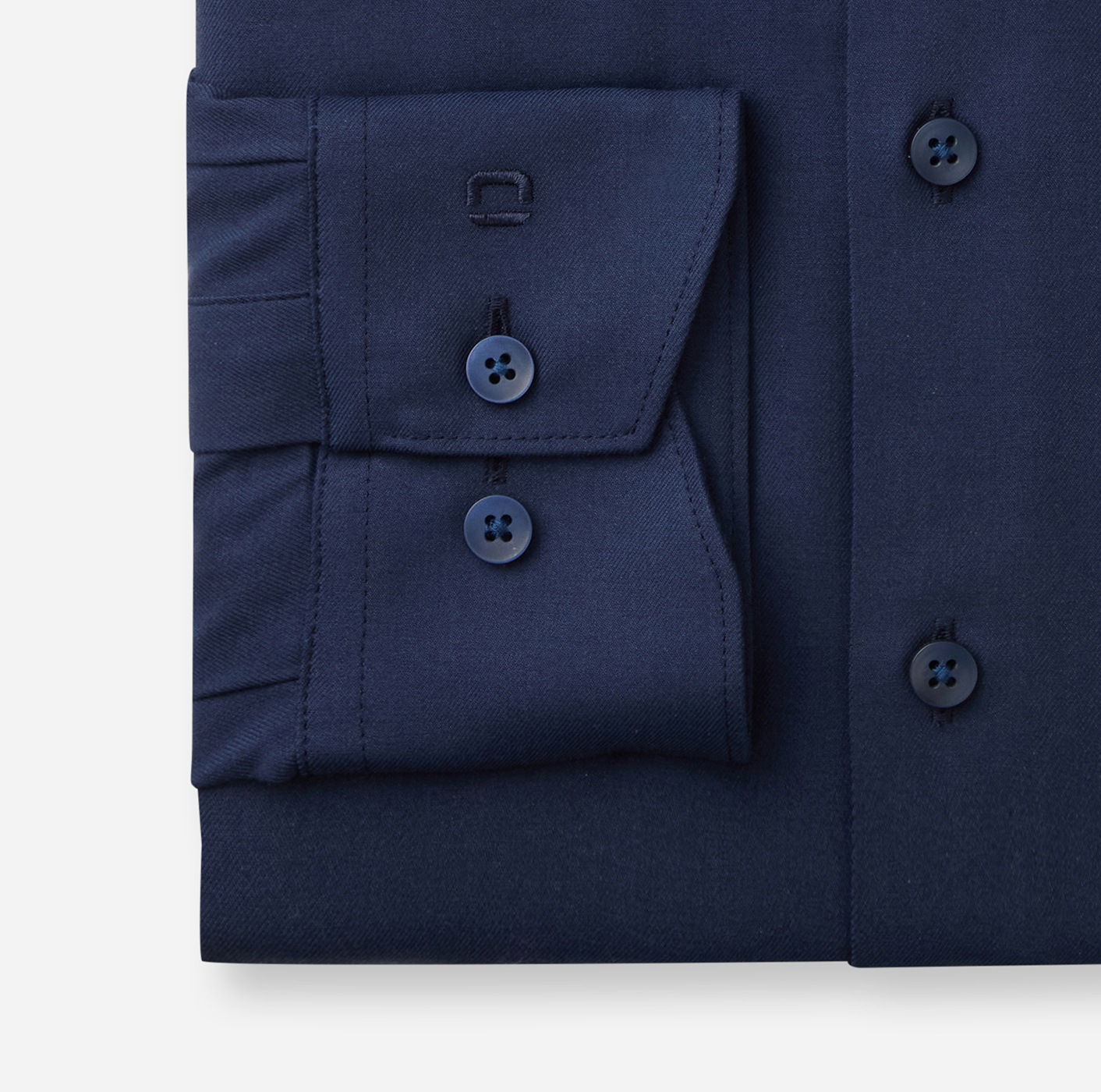 OLYMP Langarmhemd »Luxor« comfort fit, Businesshemd, New-Kentkragen, unifarben