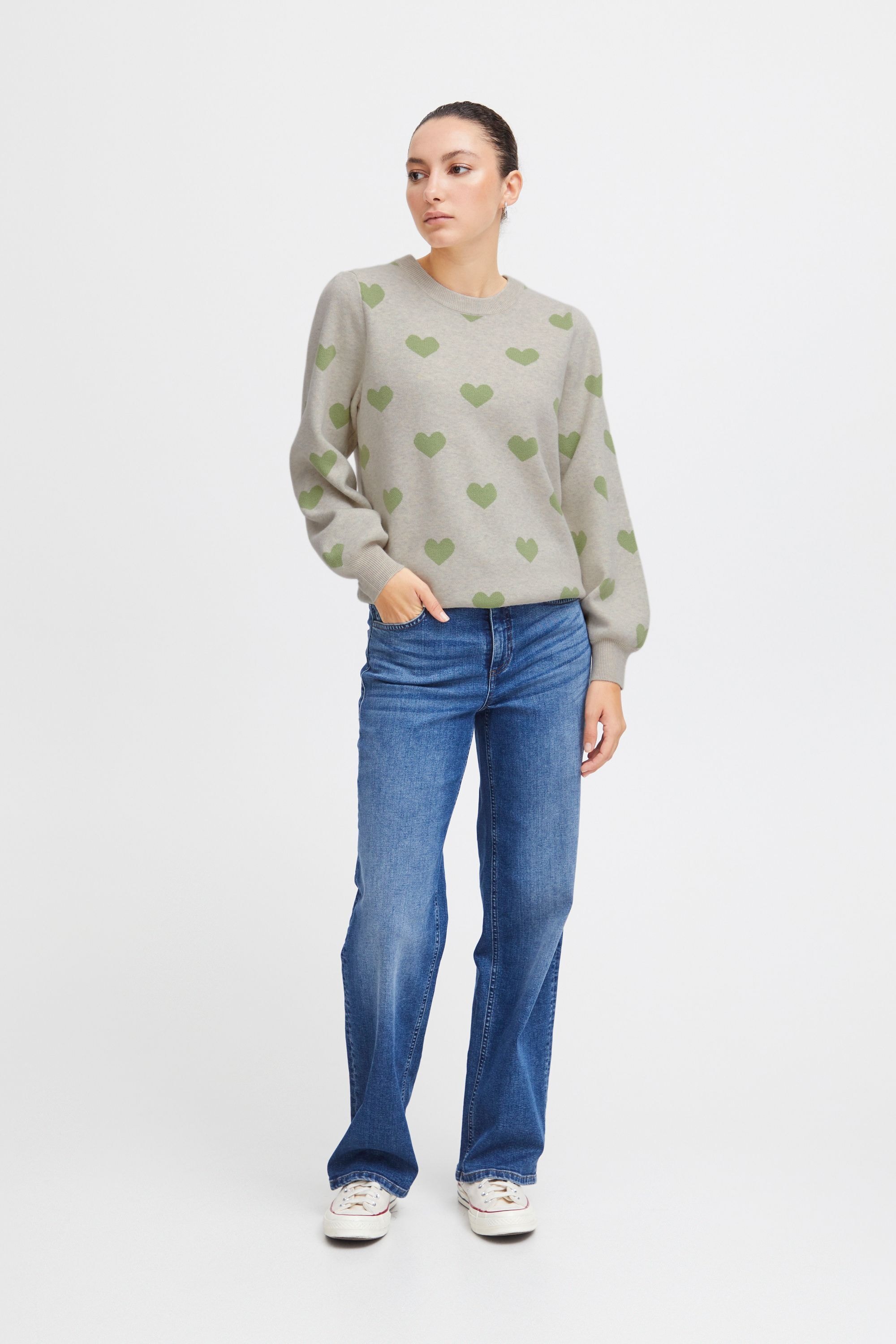 Ichi Strickfleece-Pullover »Strickpullover Damen Pullover - IHBRIELLE«