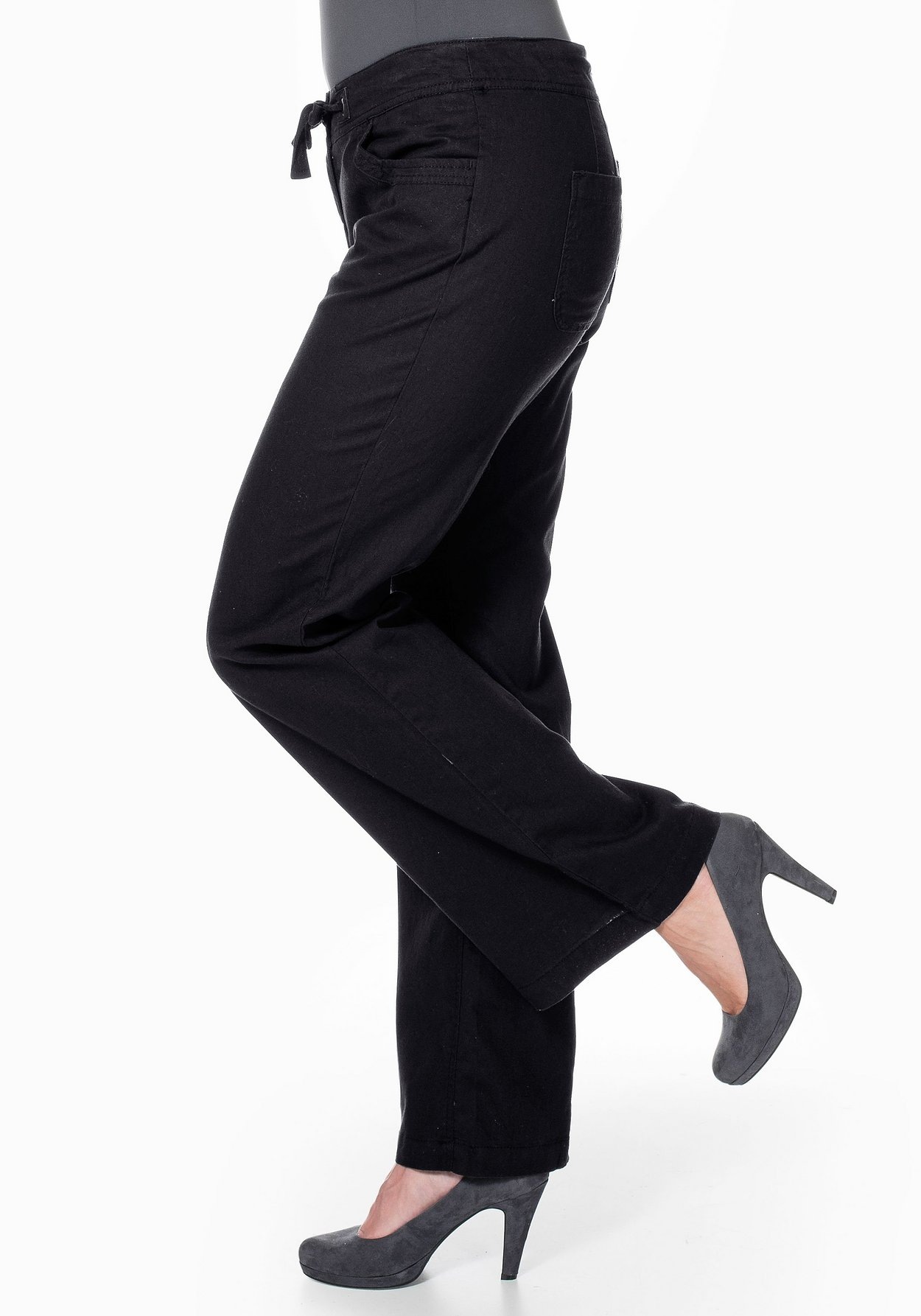 Sheego Leinenhose »Hose aus angenehmen Baumwoll-Leinen-Mix«