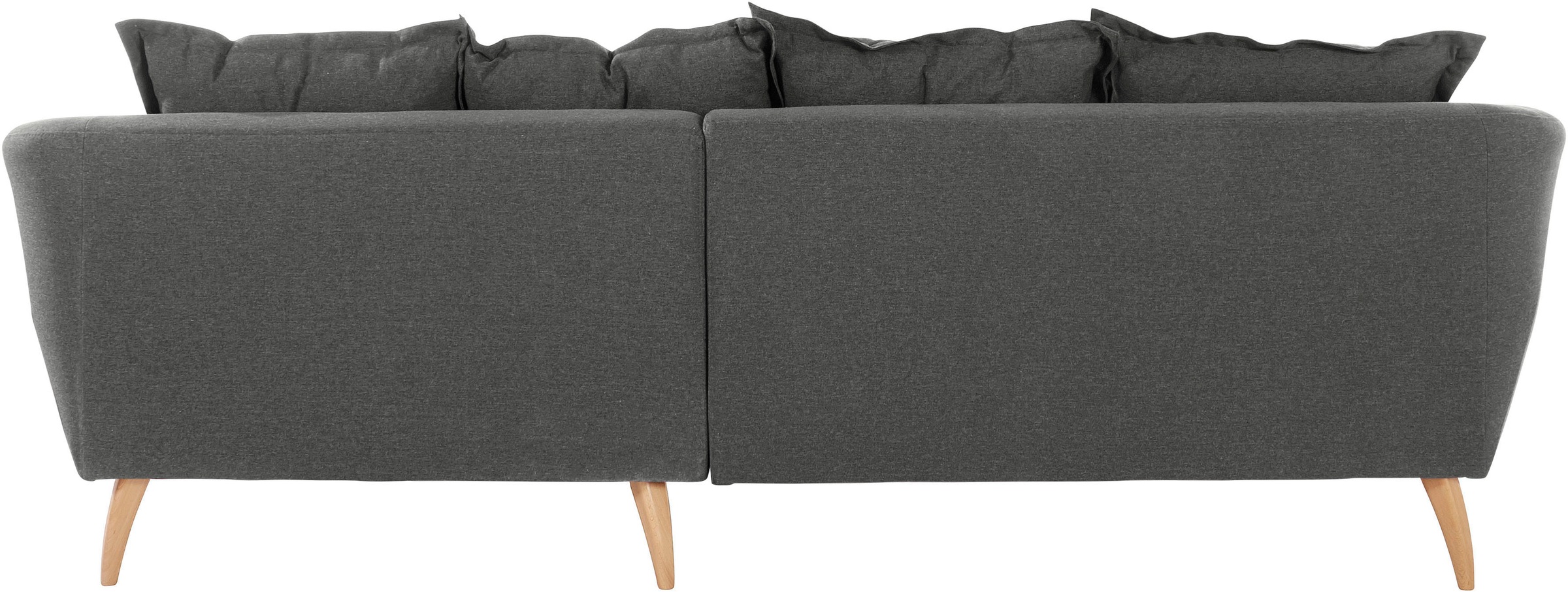 Home affaire Ecksofa »Baggio L-Form«, Zierkissen inklusive