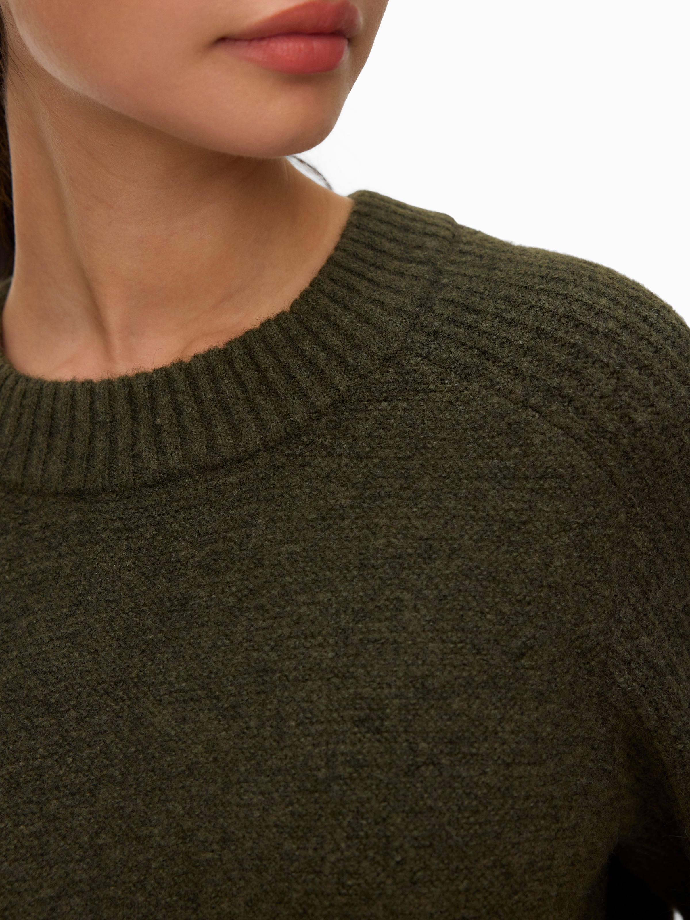 Vero Moda Strickpullover »VMBANG LS O-NECK PULLOVER BOO«