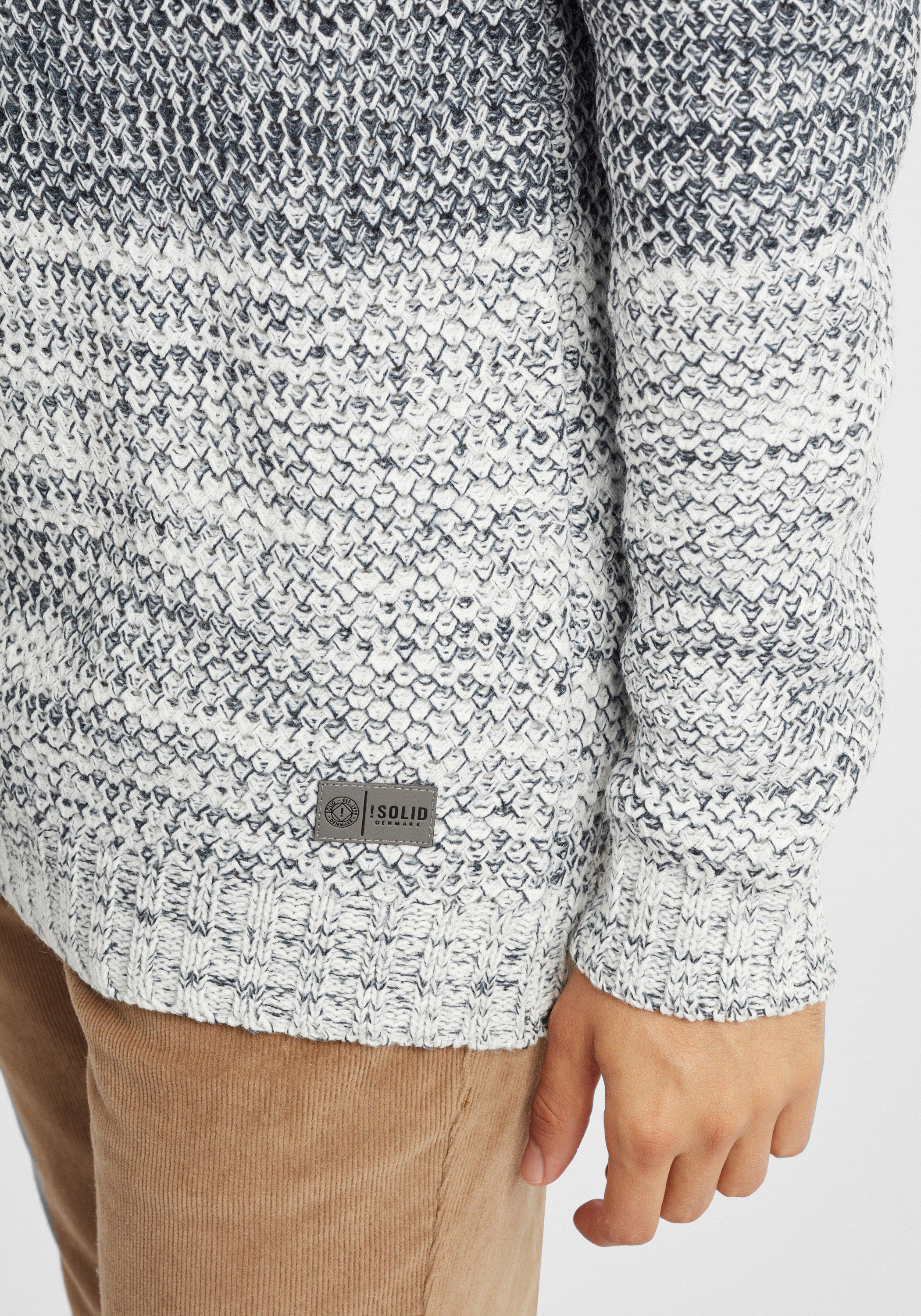 !Solid Strickfleece-Pullover »Strickpullover SDAyton«