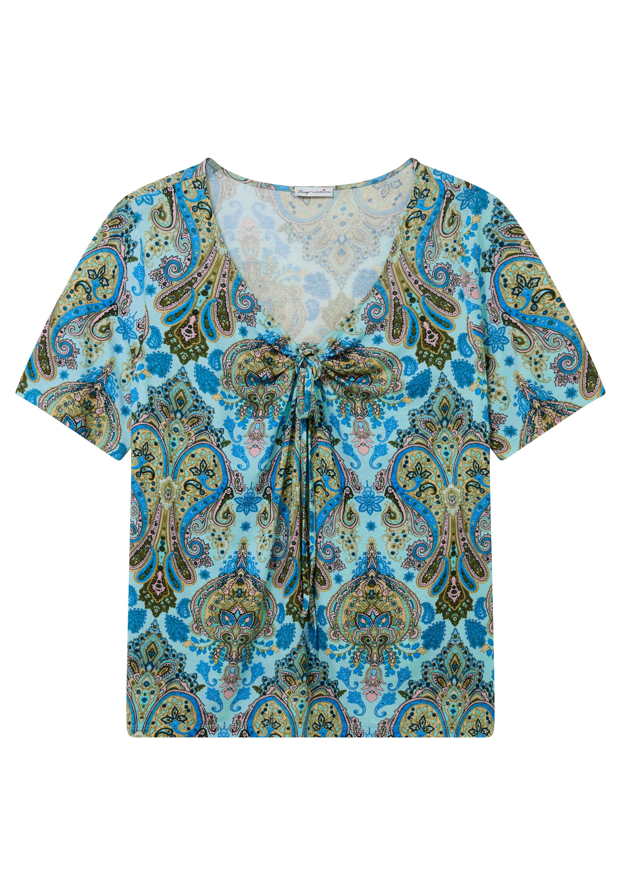 sheego by Joe Browns T-Shirt »T-Shirt Print-Shirt mit herzförmigem Ausschnitt«