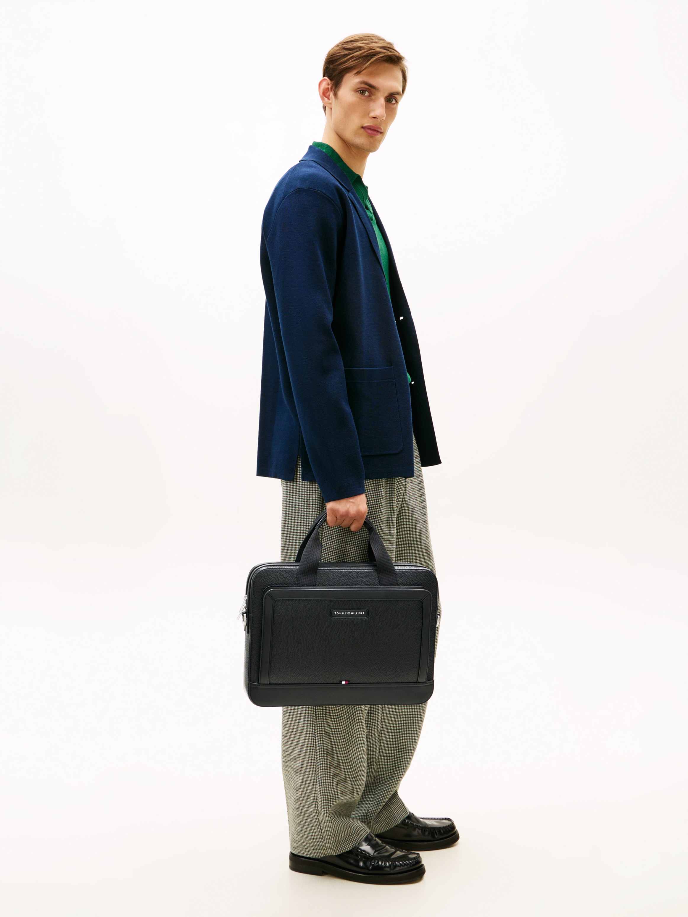 Tommy Hilfiger Laptoptasche »TH CENTRAL COMPUTER BAG« , Unisex Geschäftstasche, Notebooktasche mit zusätzlichem Tragegriff