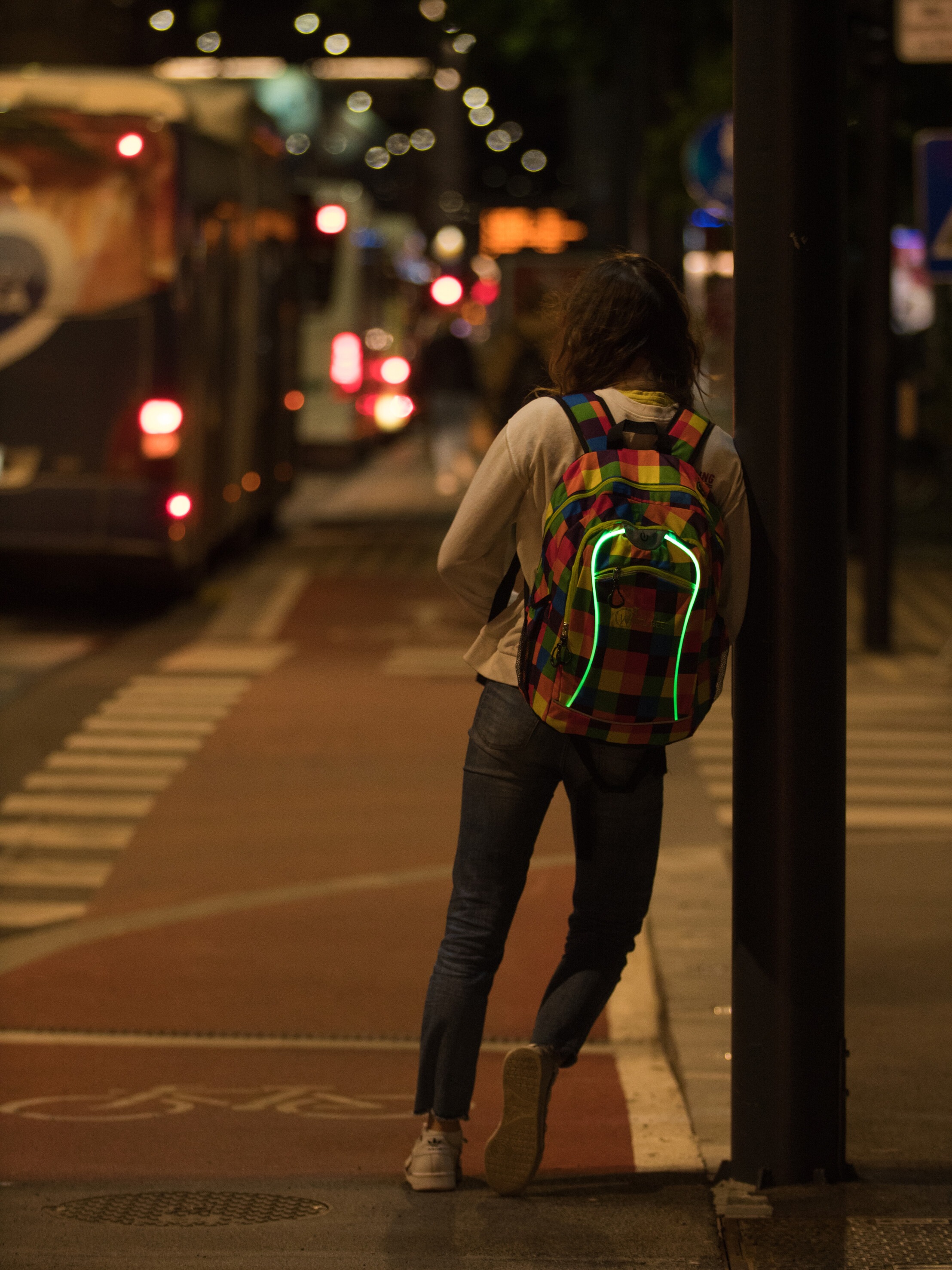 Wheel-Bee Schulrucksack »Wheel Bee Backpack Night Vision«