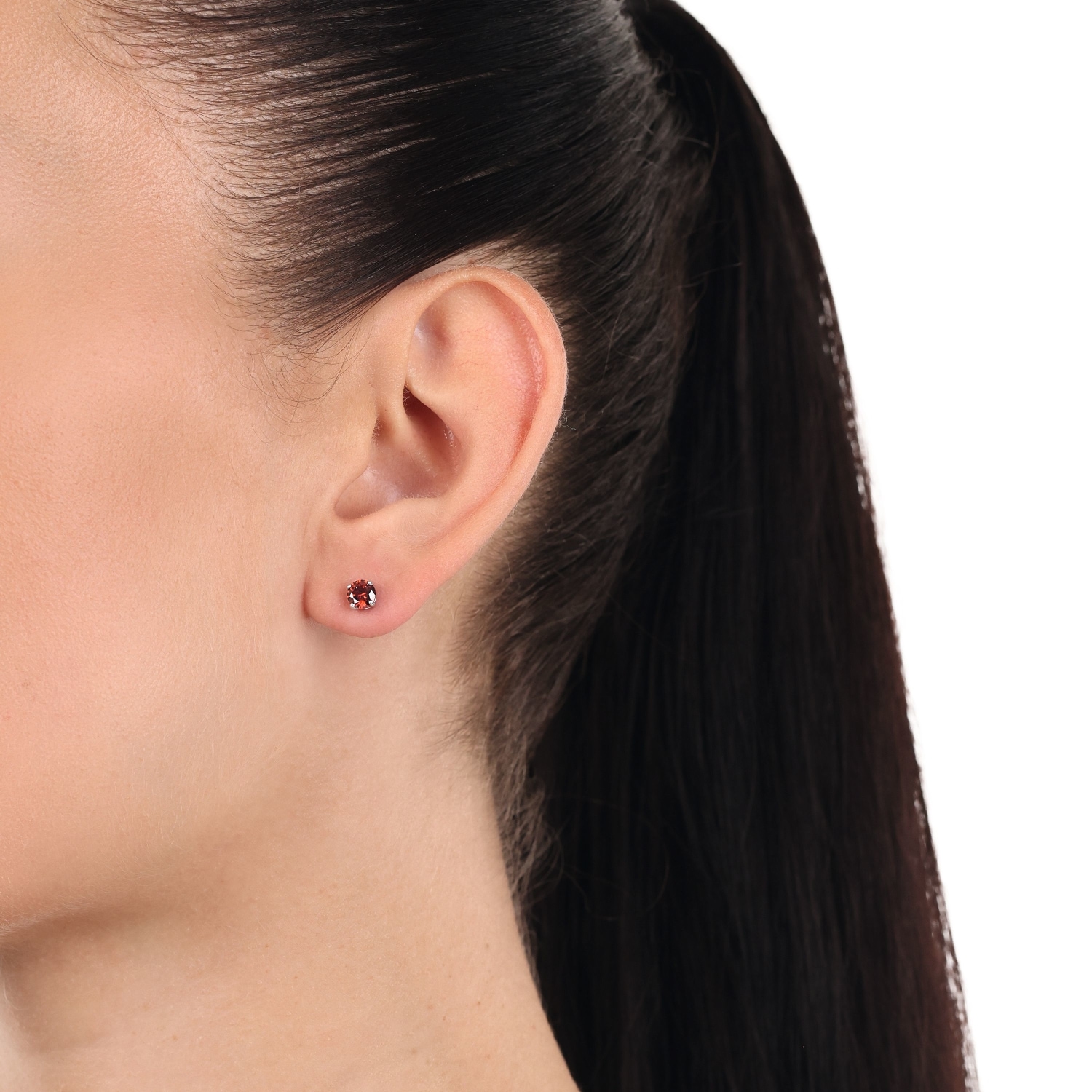 Amor Paar Ohrstecker mit Zirkonia (synth.)