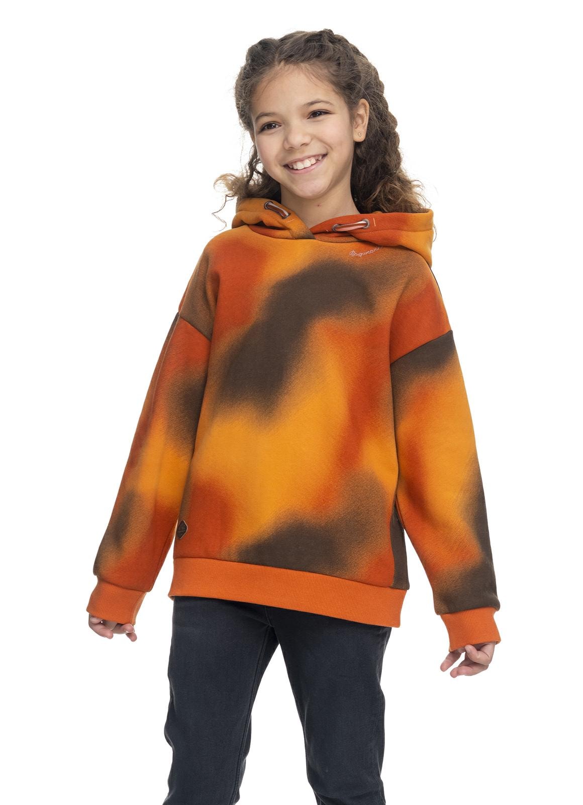 Ragwear Sweatjacke »Sweater Elinka Ombre«, stylisches Mädchen Sweatshirt mit coolem Muster