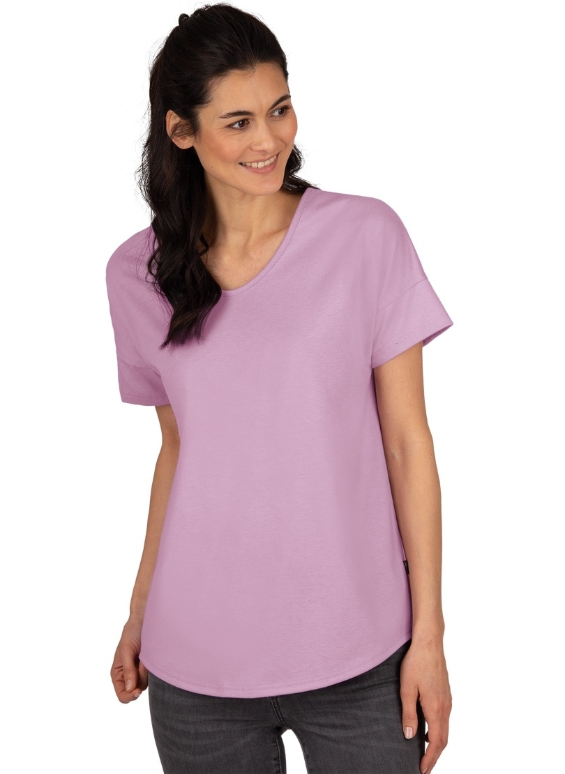 OTTO T-Shirt Oversize mit kaufen »TRIGEMA V-Ausschnitt« online T-Shirt bei Trigema