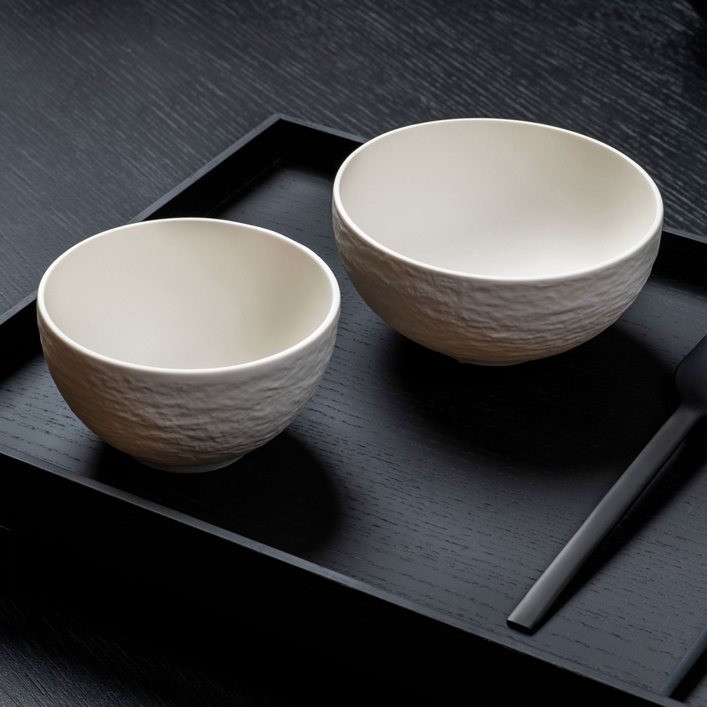 Villeroy & Boch Schale »Reisbols Manufacture Rock Blanc ø 10,8 cm 4er Set weiß«