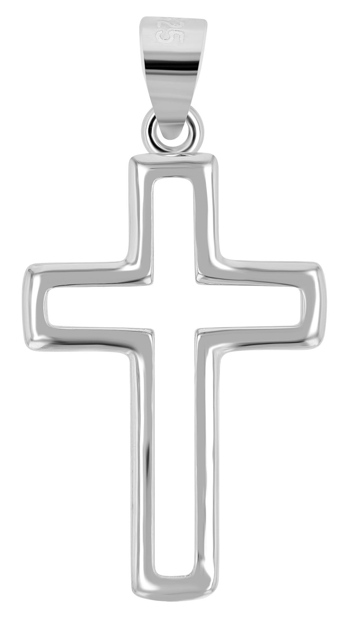 Adelia´s Kettenanhänger »Unisex Anhänger ¿ Kreuzanhänger aus 925 Silber«