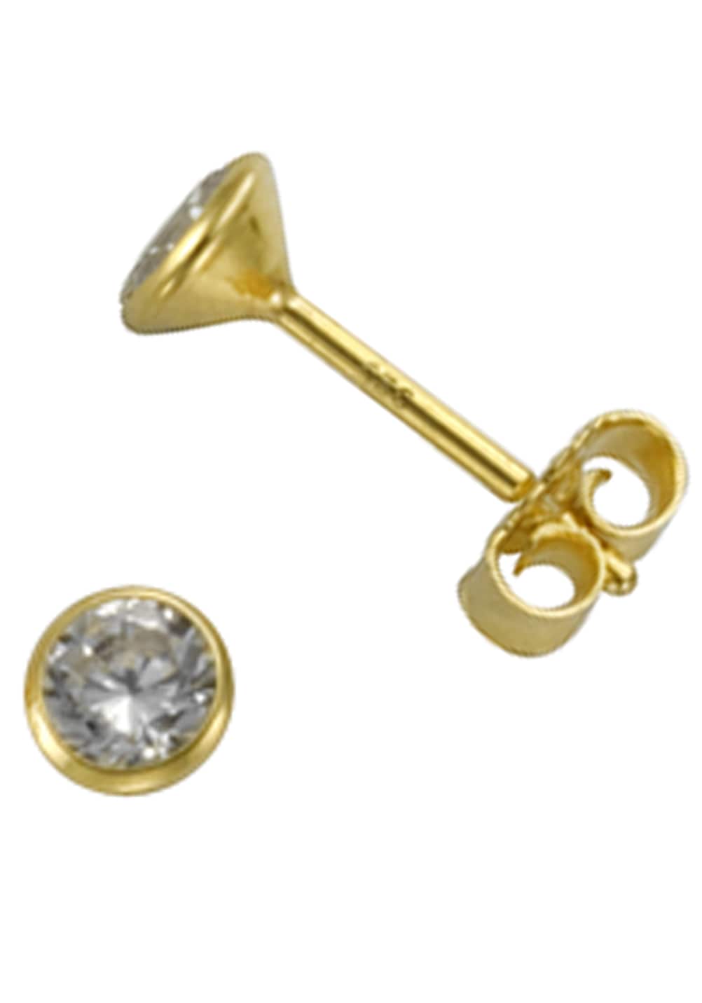 Firetti Paar Ohrstecker »Schmuck Geschenk Silber 925 Ohrschmuck Solitär«, mit Zirkonia (synth.)