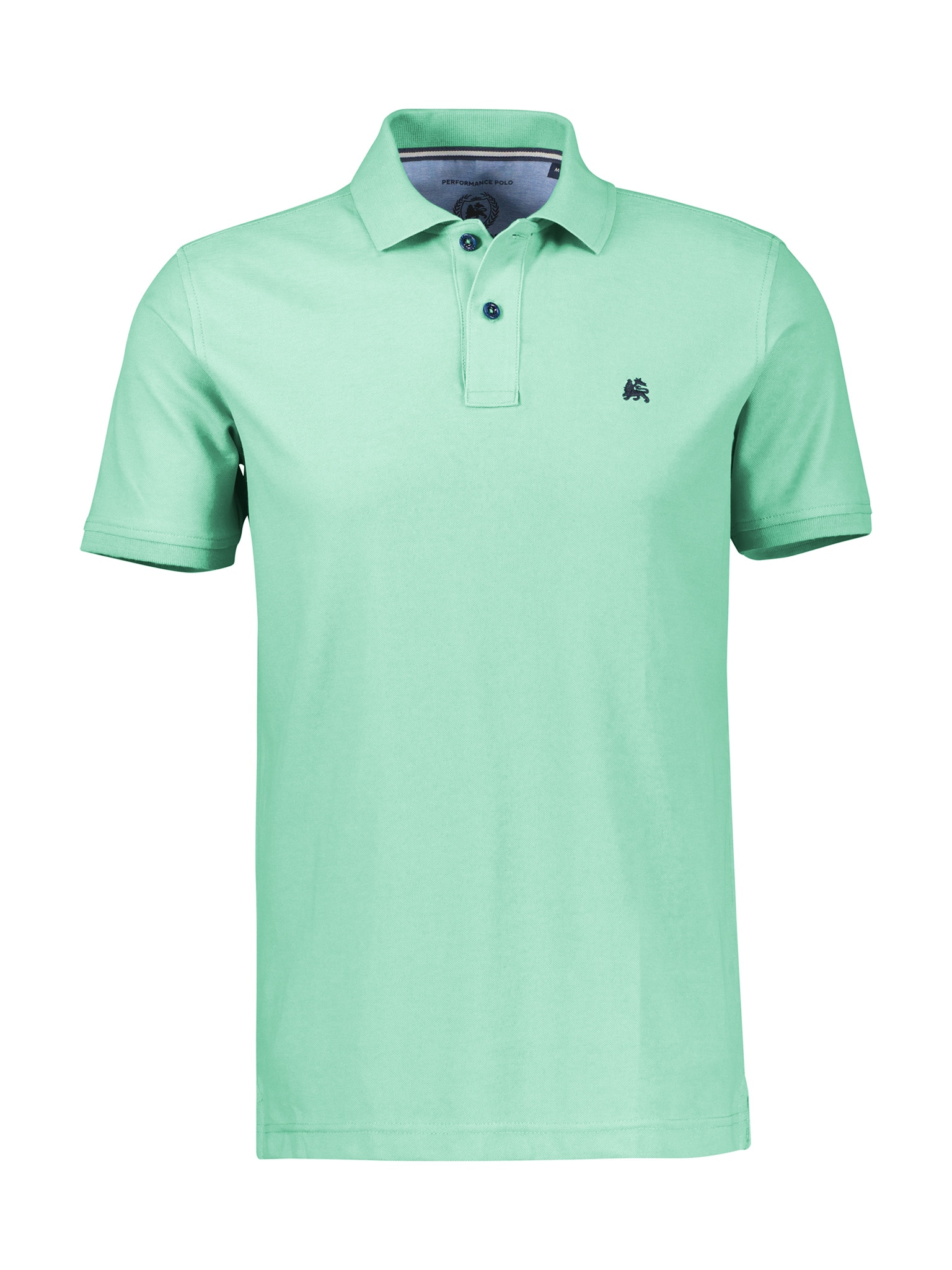 LERROS Poloshirt mit Logo-Stickerei, kurzarm