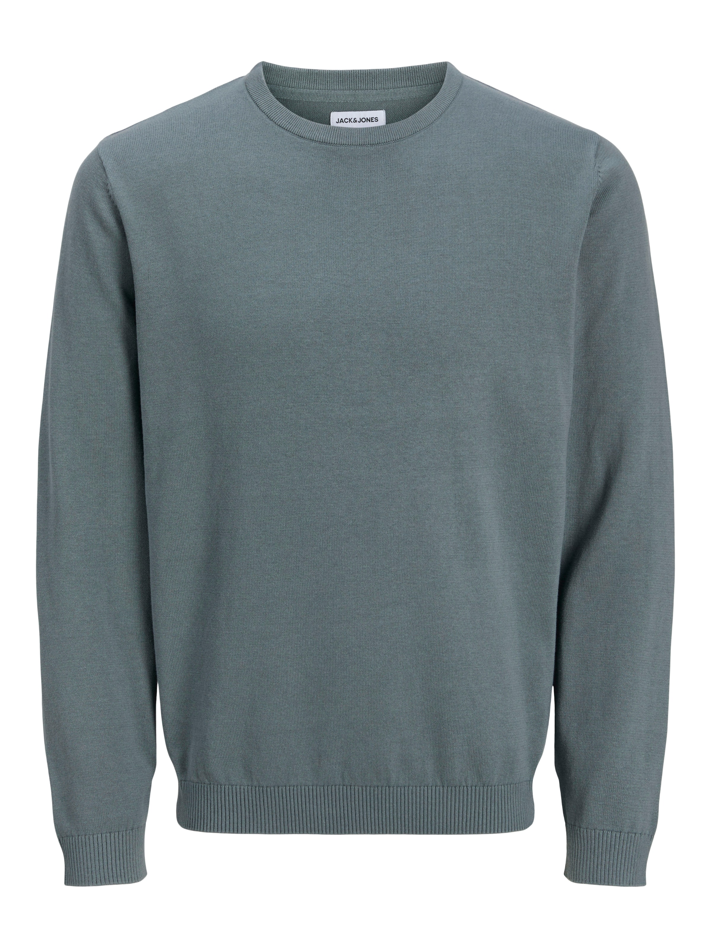 Jack & Jones Rundhalspullover »JJEBASIC KNIT CREW NECK NOOS«, mit Rundhalsausschnitt