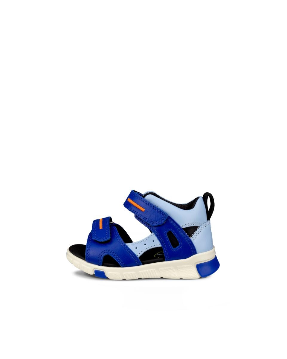 Ecco Lauflernschuh »MINI STRIDE SANDAL«, Sandale, Sommerschuh, Urlaubschuh mit Klettverschlüssen