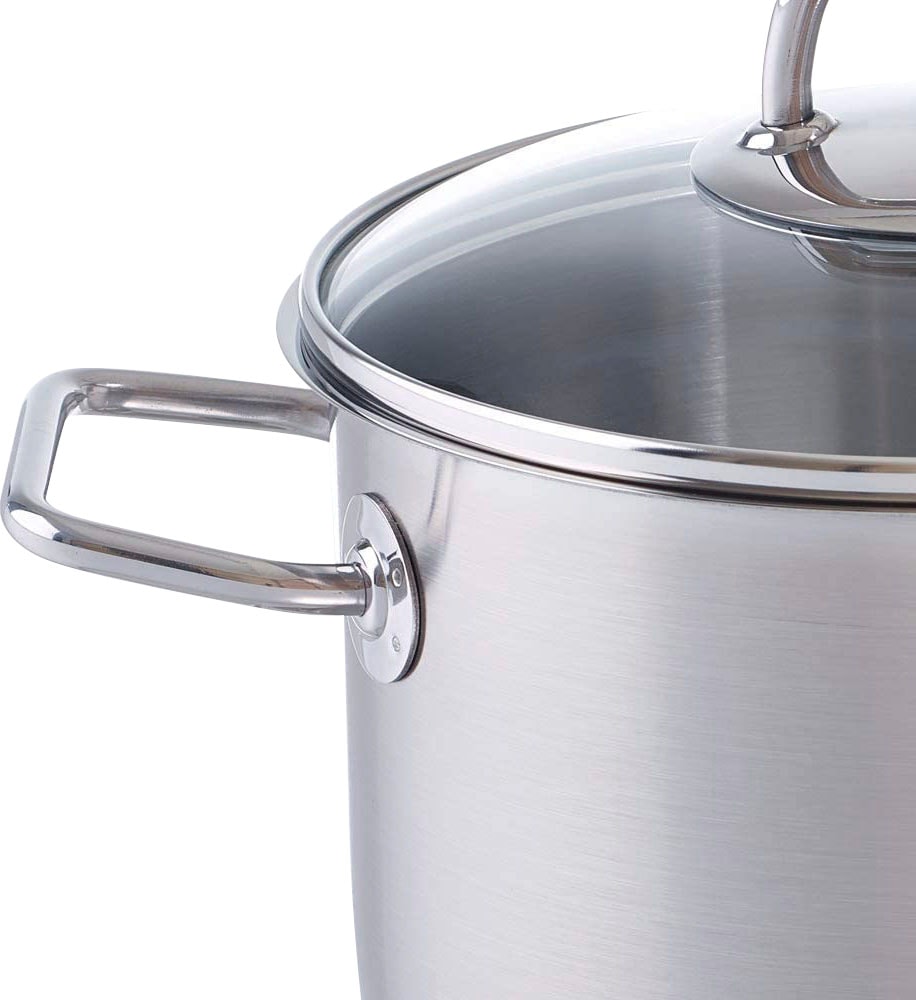 Fissler Topf-Set »Viseo Topf-Set« Set, 1x Bratentopf 20 cm, je 1x Kochtopf 16/20/24 cm, 8 Stk. tlg. Edelstahl 18/10