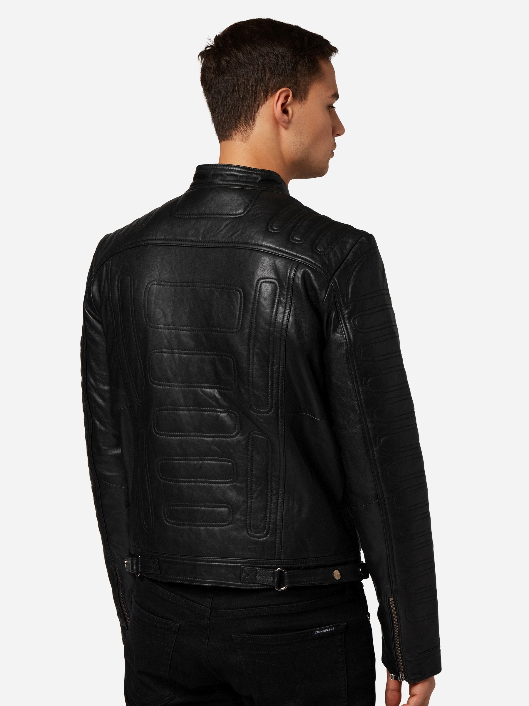 RICANO Bikerjacke »Lederjacke 410« ohne Kapuze Handgefertigt aus echtem Leder