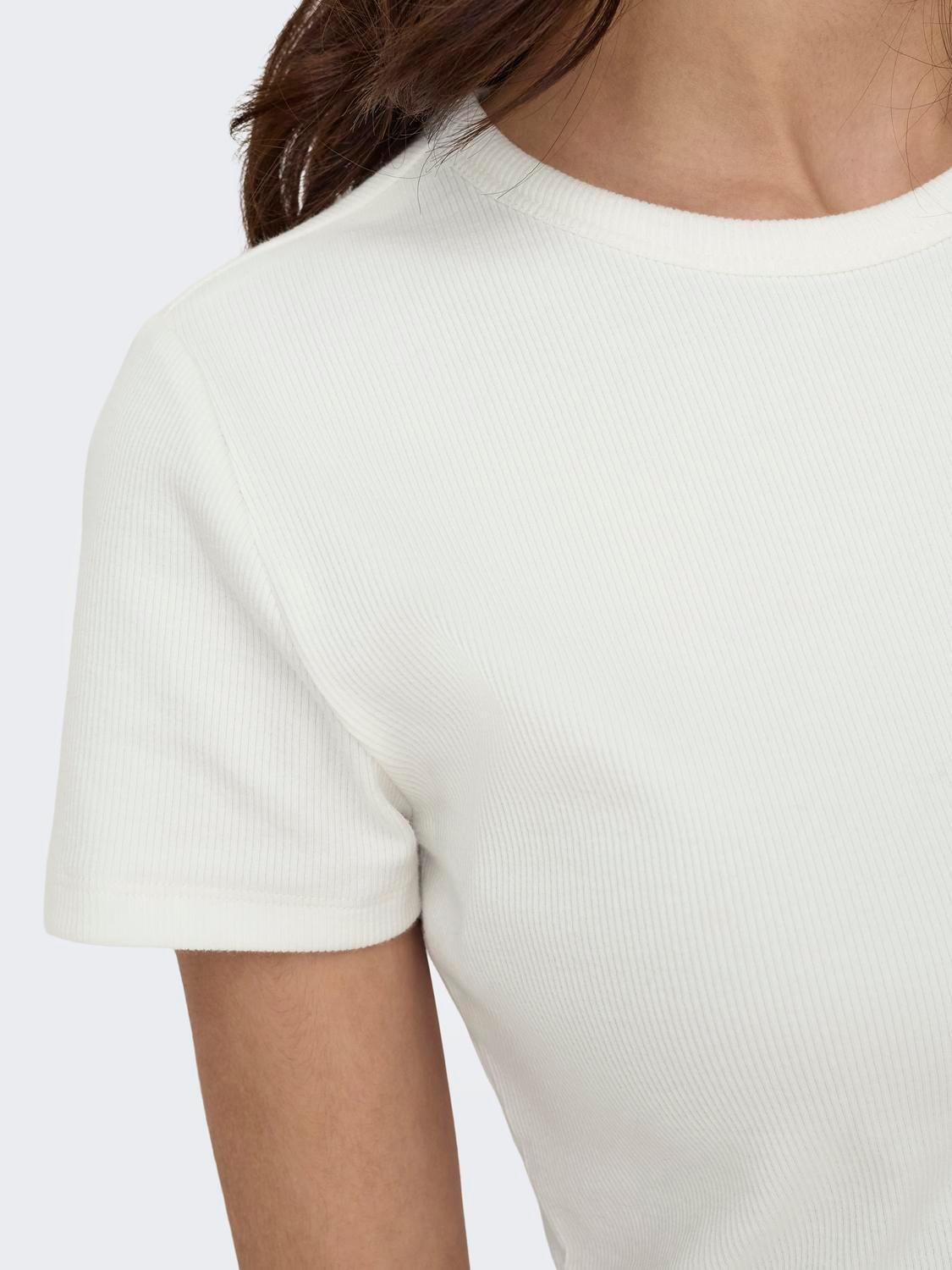 JDY Rundhalsshirt »JDYSOLAR S/S O NECK TOP JRS NOOS«