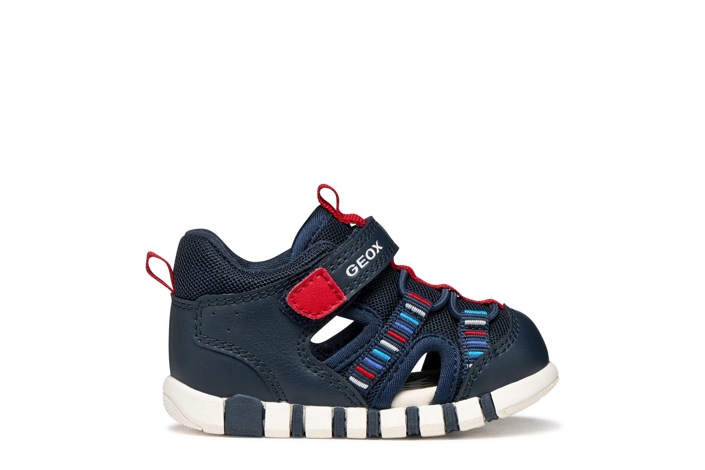 Geox Lauflernschuh »B SANDAL IUPIDOO BOY«  Babyschuh mit Stickmuster, Größenschablone zum Download
