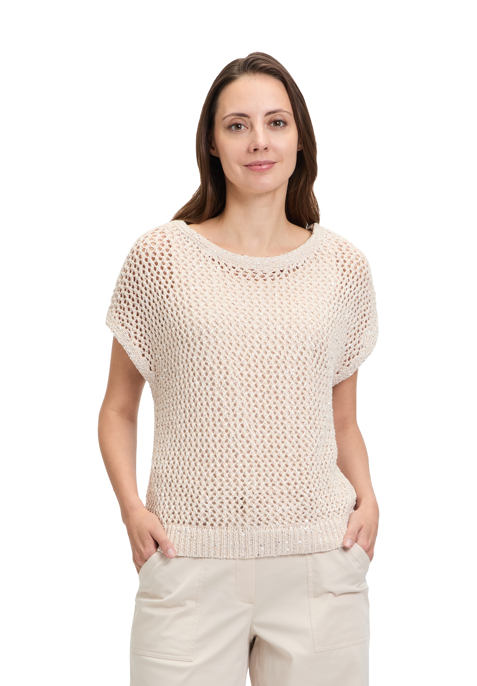 Betty&Co Strickpullover »Strickpullover mit Effektgarn«