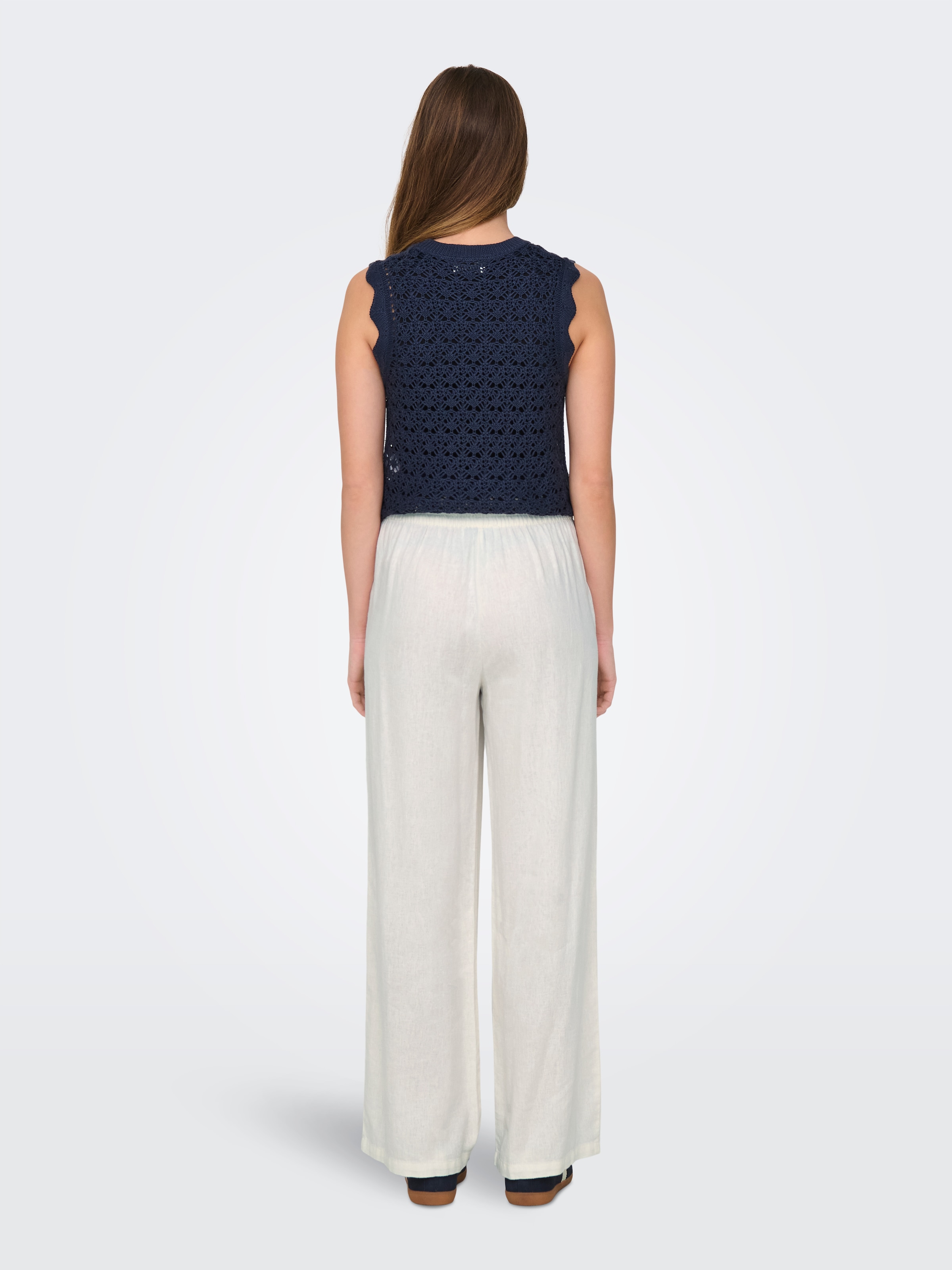 JDY Leinenhose »JDYSAY LINEN HW WIDE PANT WVN NOOS«