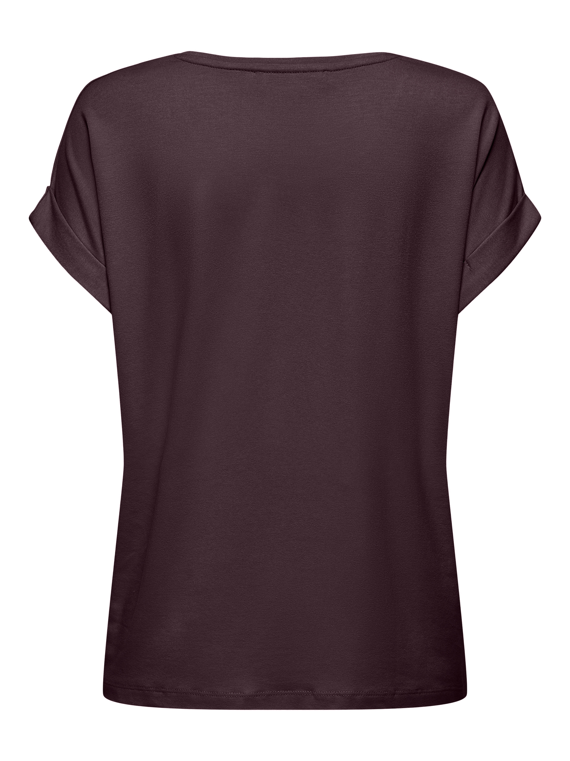 ONLY T-Shirt »ONLMOSTER S/S O-NECK TOP NOOS JRS«, mit Aufschlag am Arm