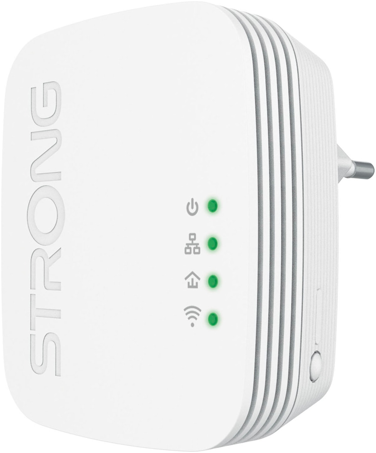Strong Reichweitenverstärker »Powerline MINI WiFi 600 Mbit/s Set (2 Einheiten)«, (2 St.)