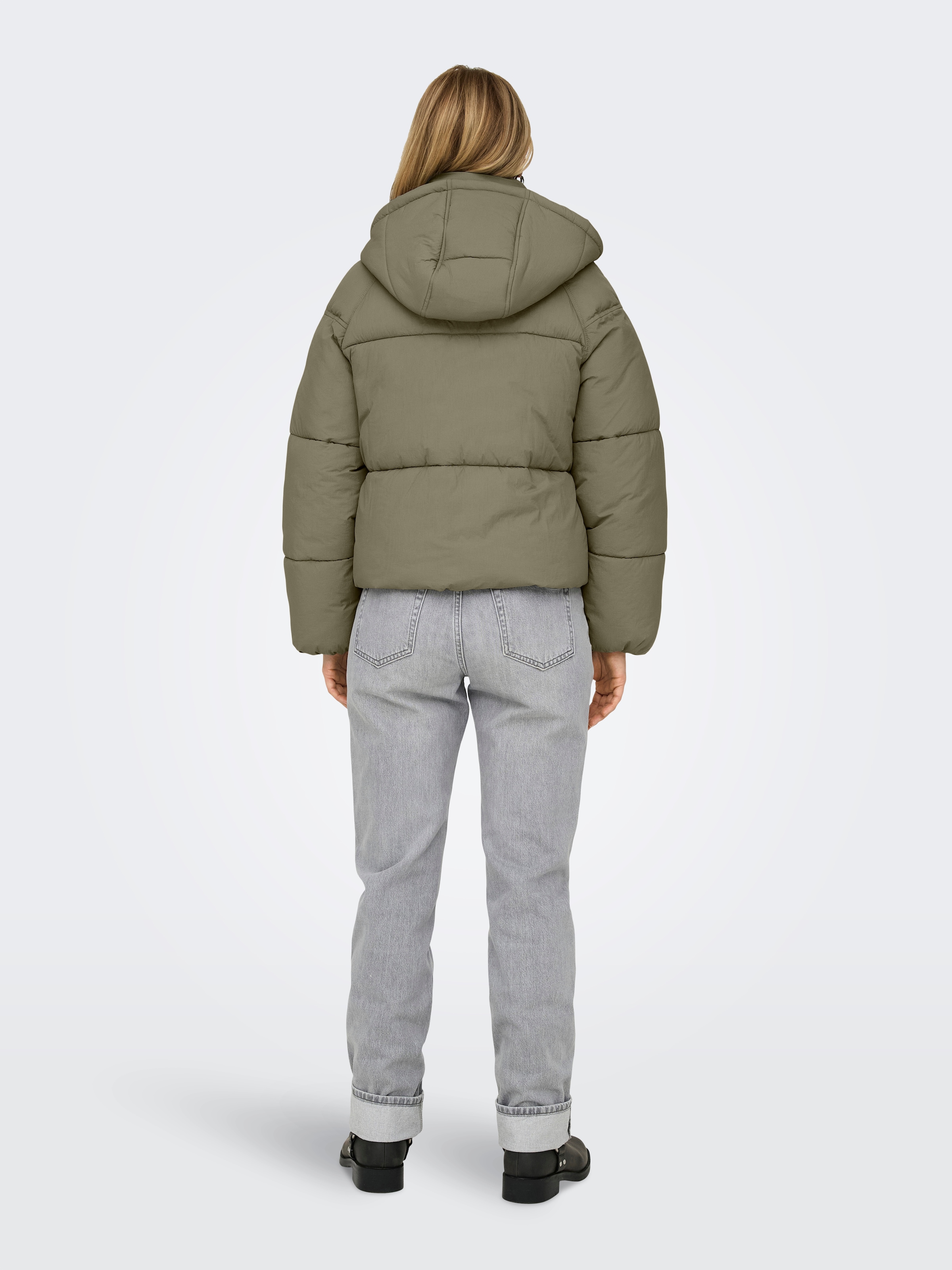 ONLY Steppjacke »ONLHOPE SHORT PUFFER JACKET CC OTW« mit Kapuze