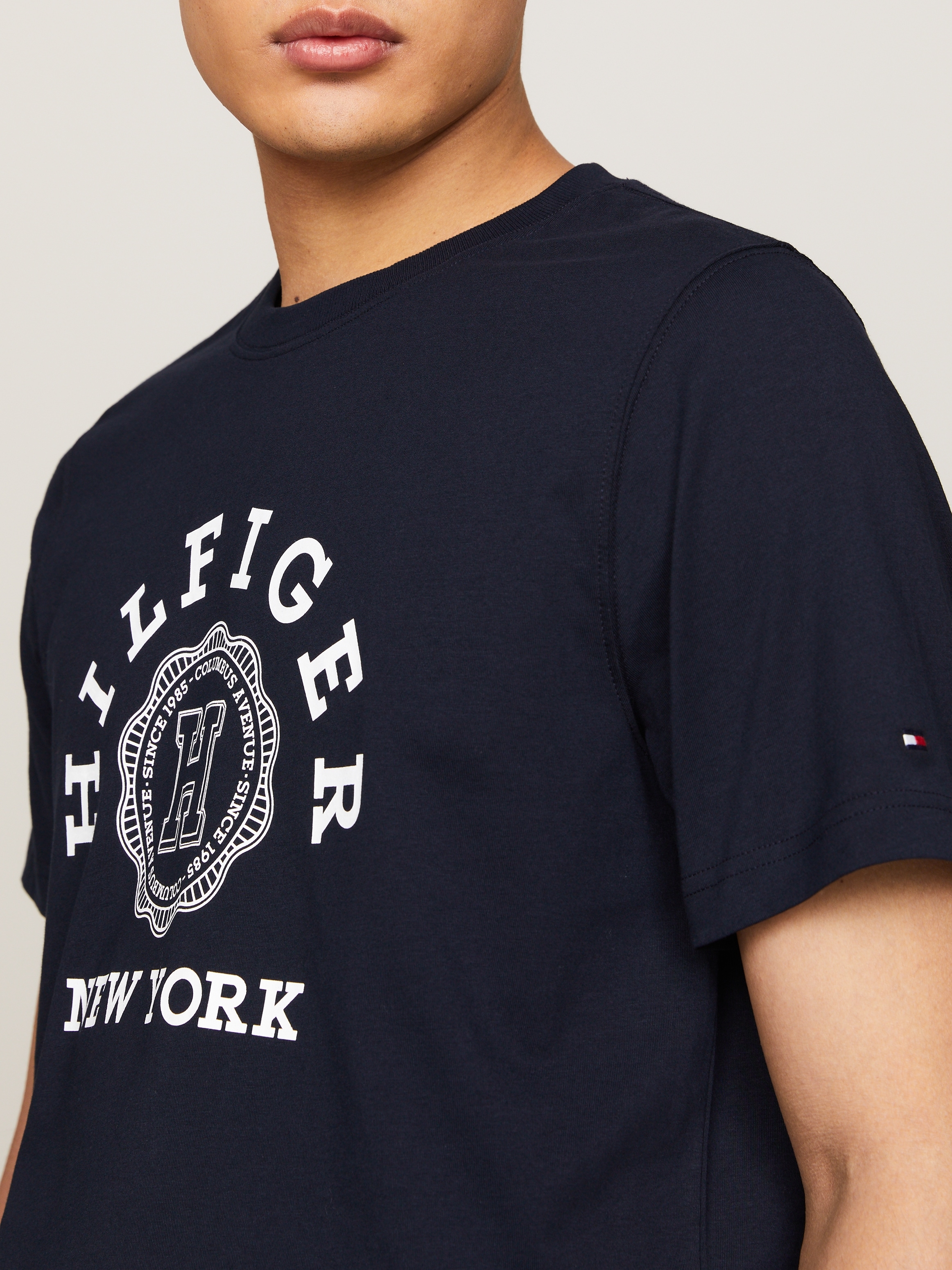 Tommy Hilfiger Print-Shirt »HILFIGER COIN TEE«, mit markantem Print