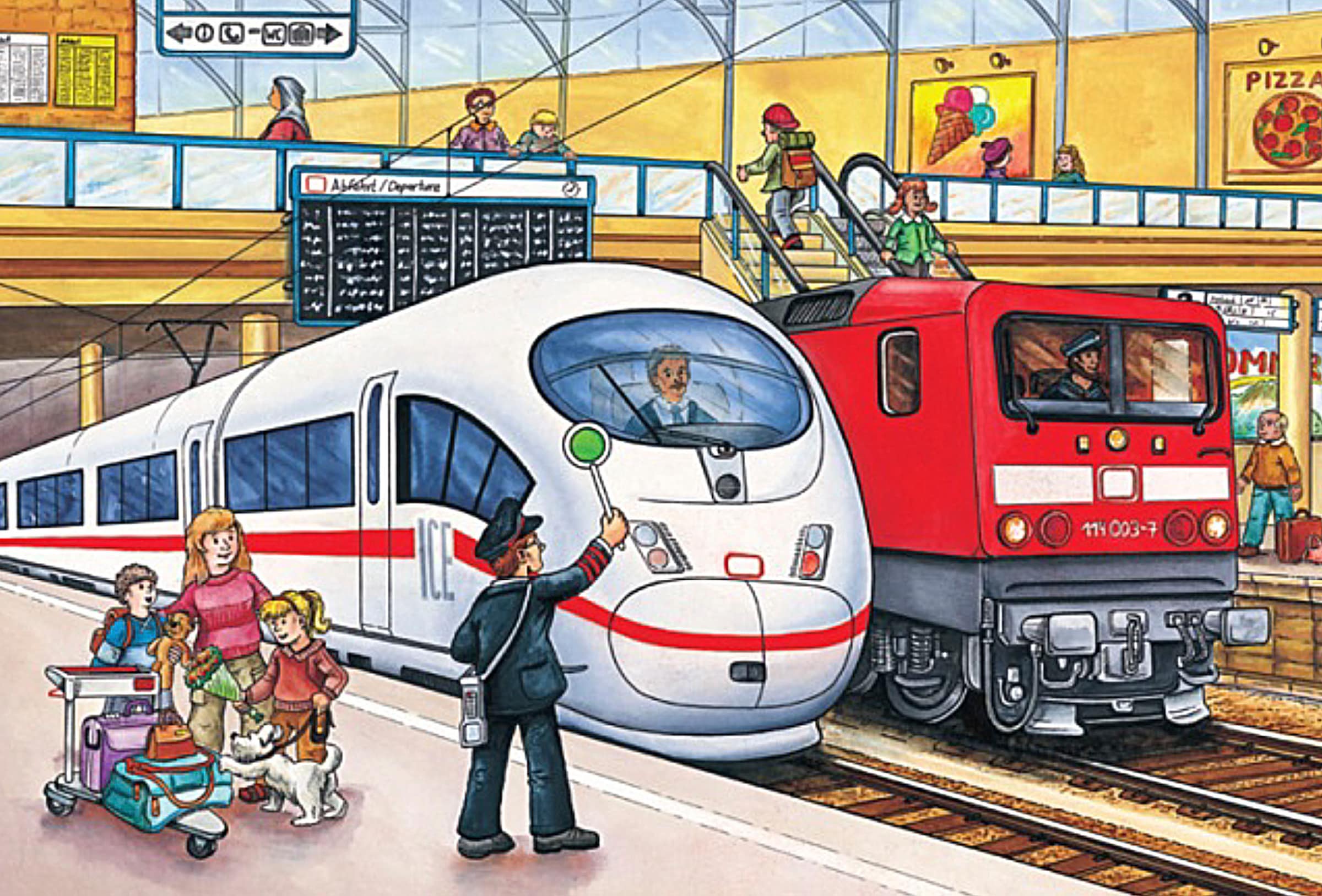 Schmidt Spiele Puzzle »Verkehrsmittel Puzzle-Box«, (148 tlg.)