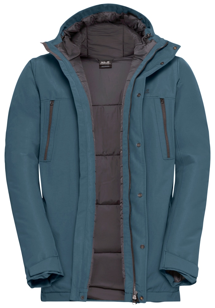 Jack Wolfskin Winterjacke »GLACIER SHIELD JKT M«, mit Kapuze