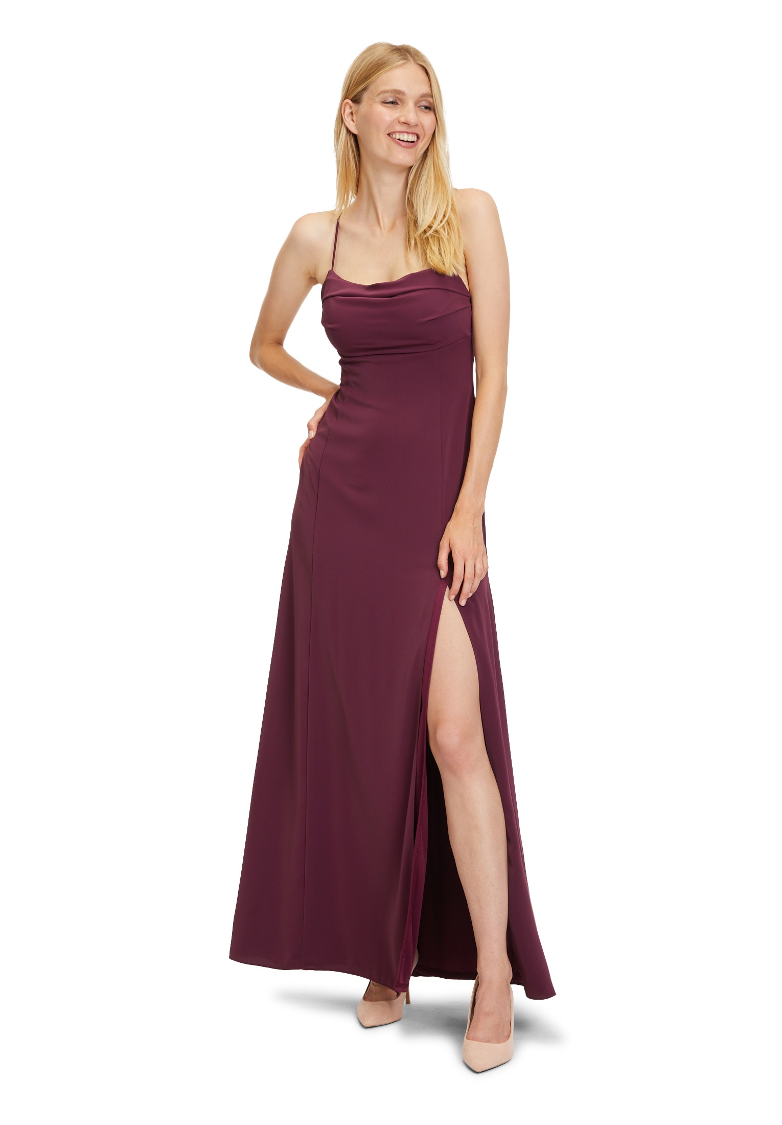 Vera Mont Abendkleid »Abendkleid mit Wasserfallausschnitt«