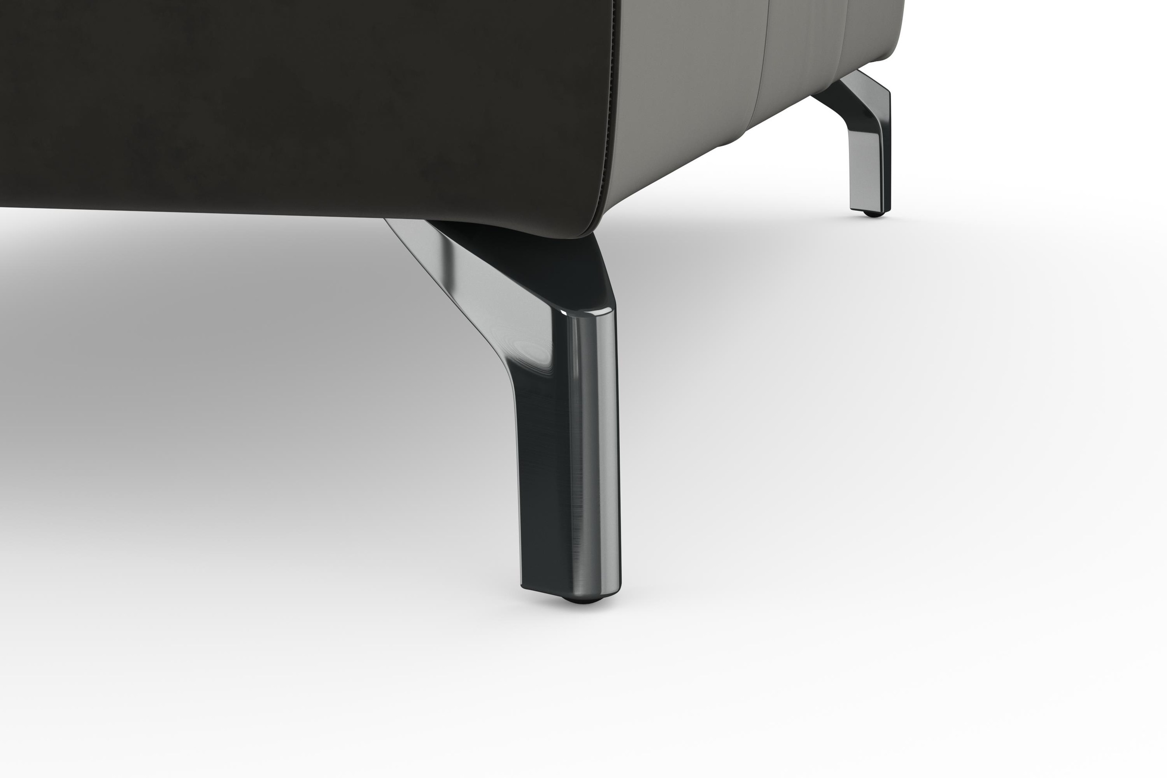 sit&more Hocker »Bendigo« mit Klappfunktion, Bodenfreiheit 12 cm, wahlweise in 2 Fußfarben