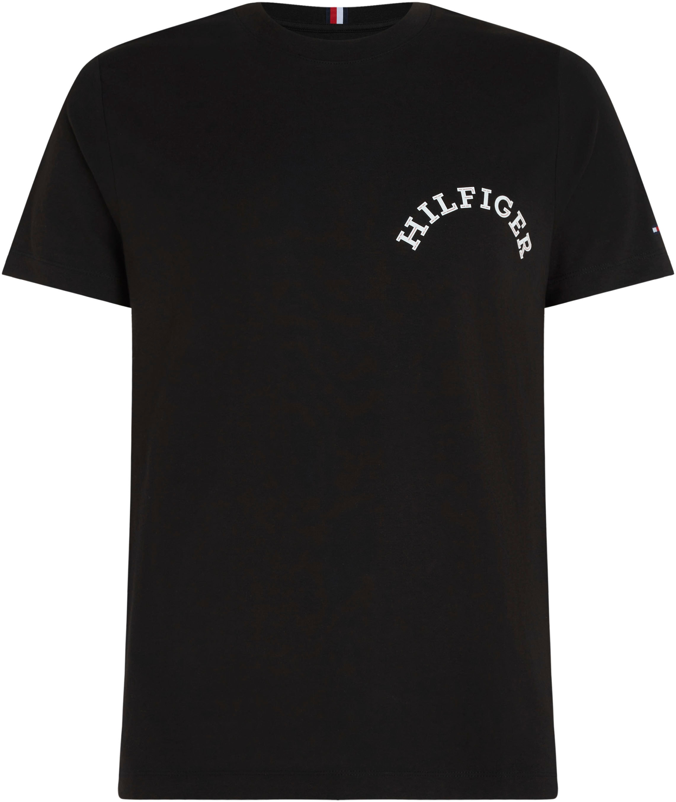 Tommy Hilfiger T-Shirt »MONOTYPE BACK PRINT«, mit Logo-Druck auf der Brust