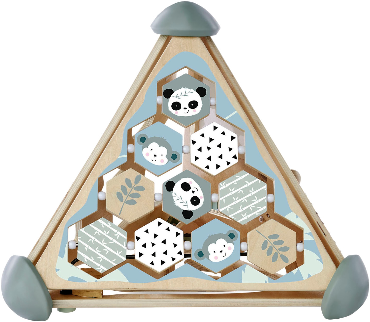 Eichhorn Steckspielzeug »Spielcenter Pyramide«, (16 tlg.)